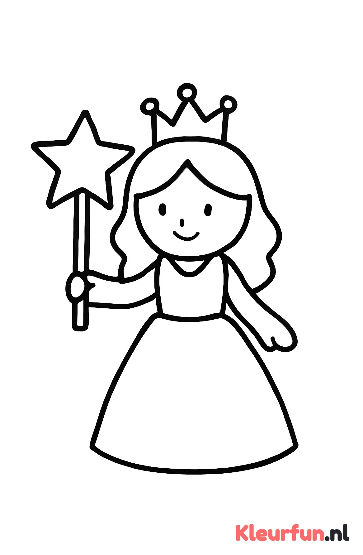 Prinses met toverstaf