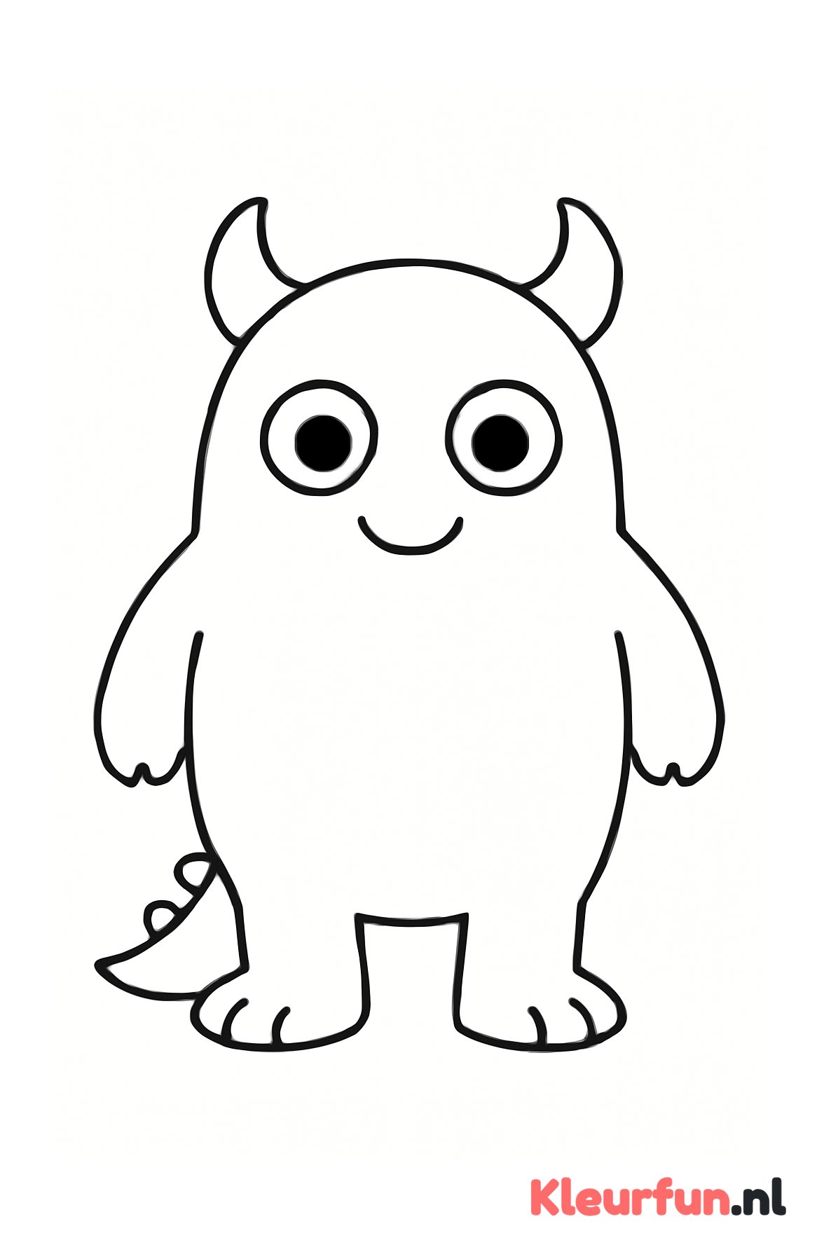 Vriendelijk mythisch monster