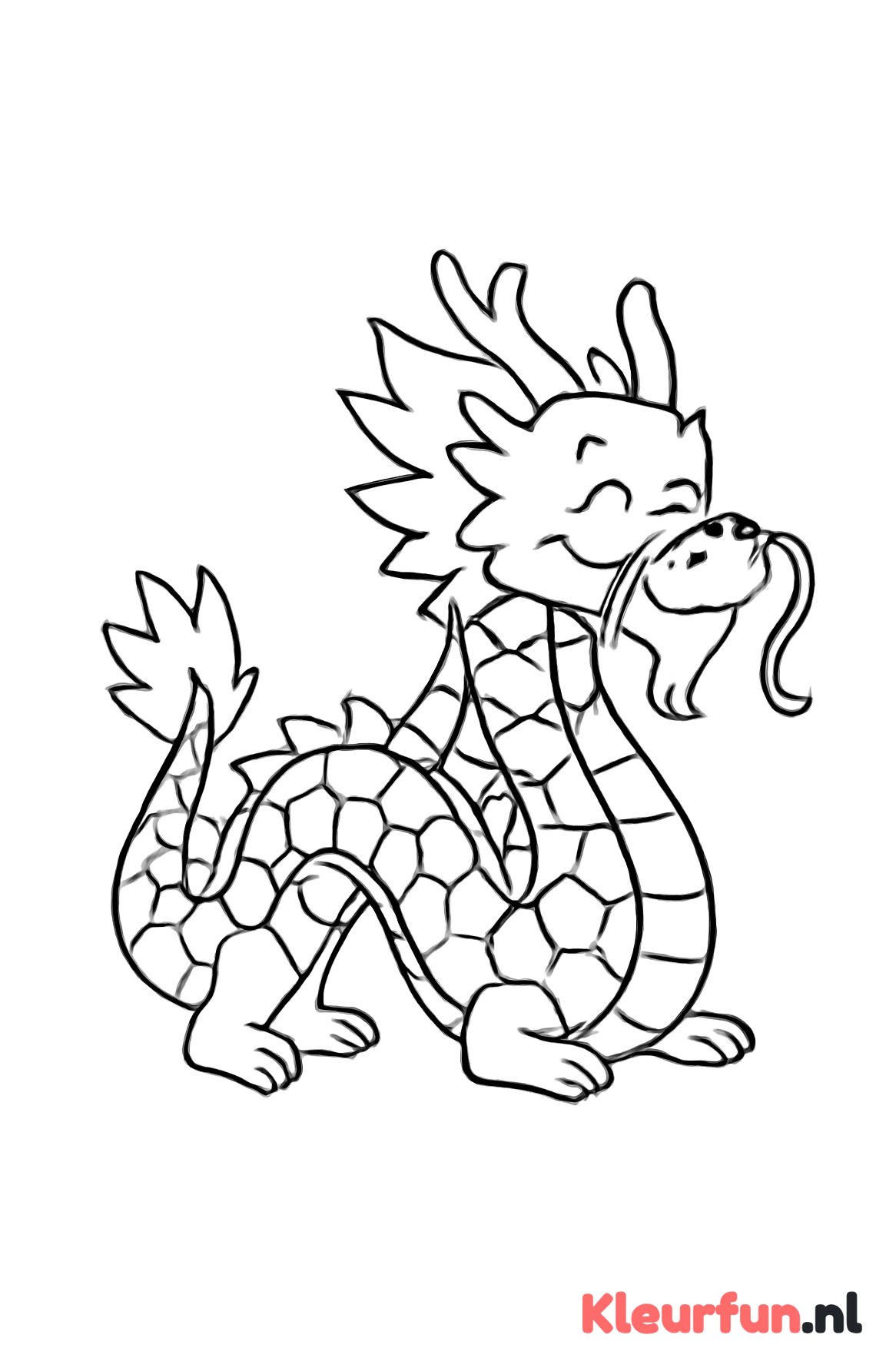 Vriendelijke Chinese Draak
