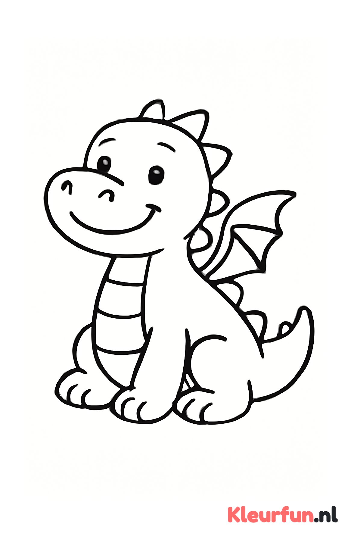 Vriendelijke grote draak
