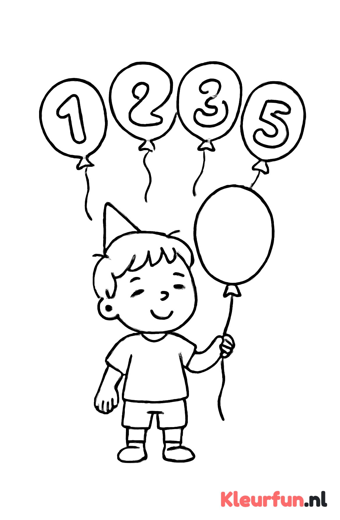 Ballonnen met Cijfers op Verjaardag