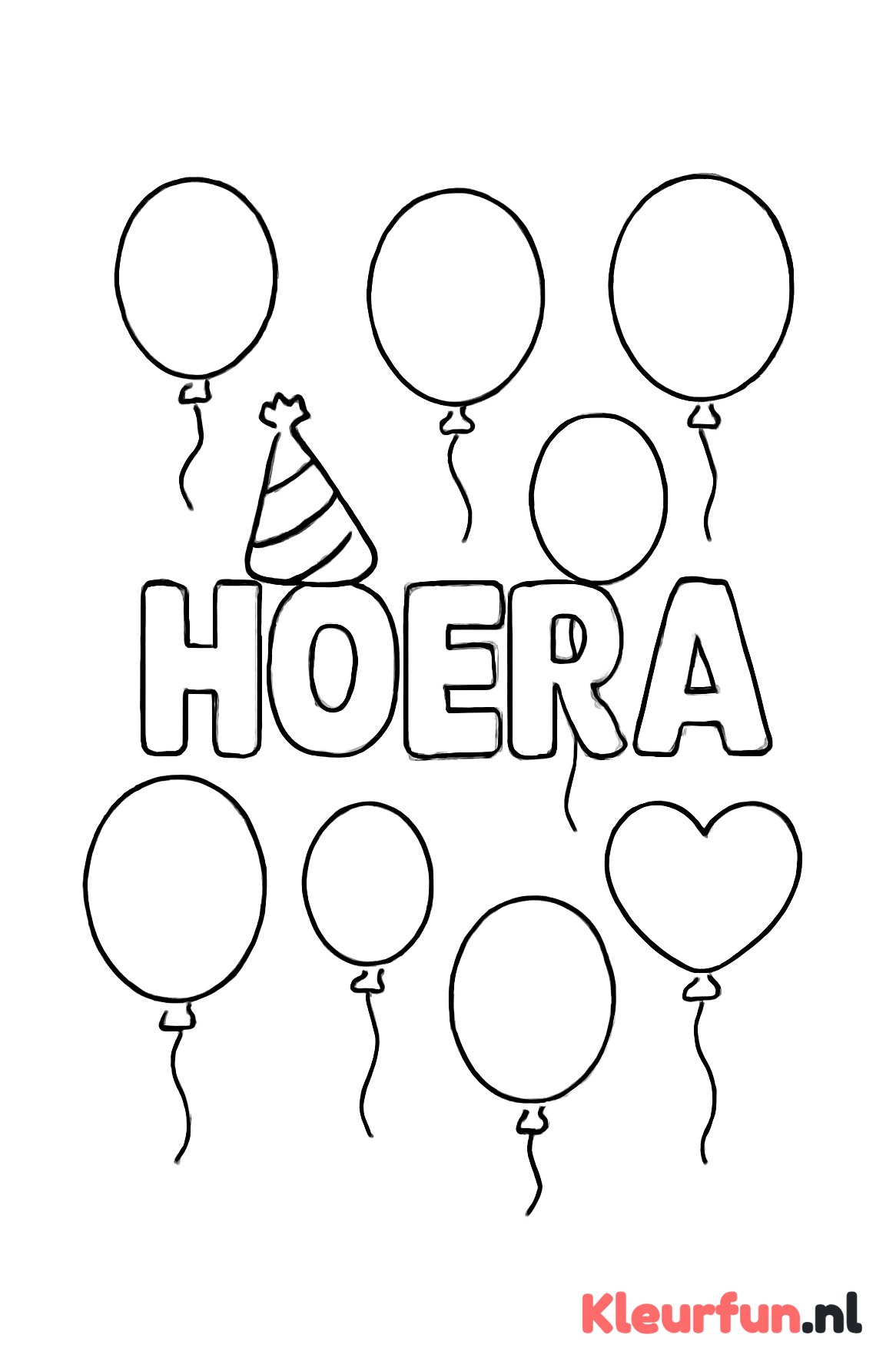Ballonnen en HOERA