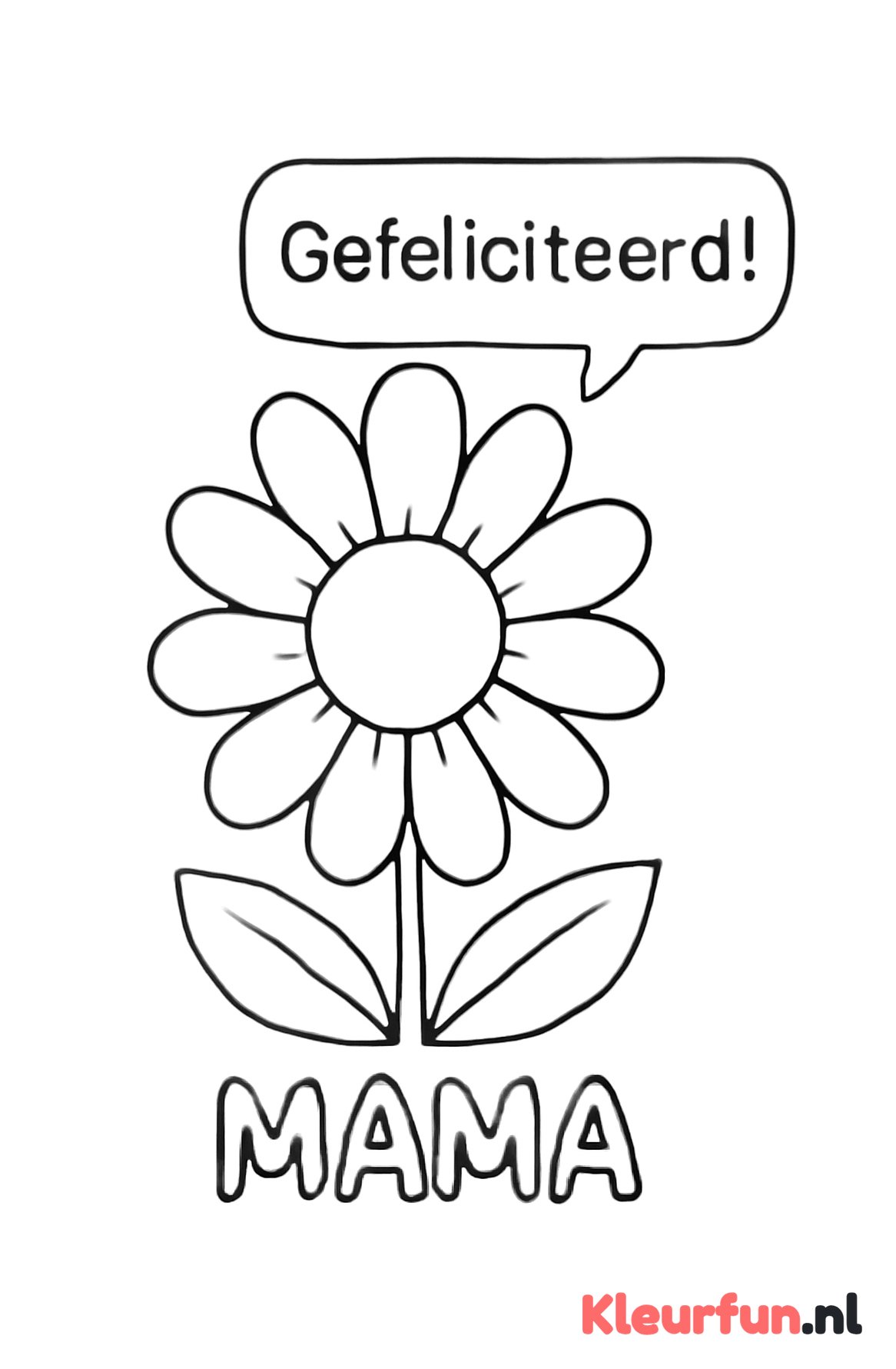 Bloem voor mama