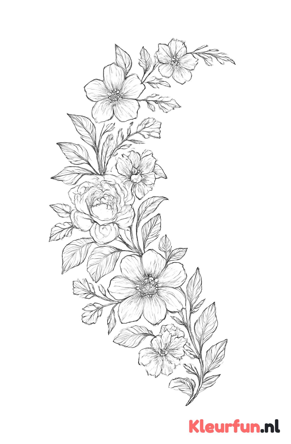 Bloemguirlande Moederdag