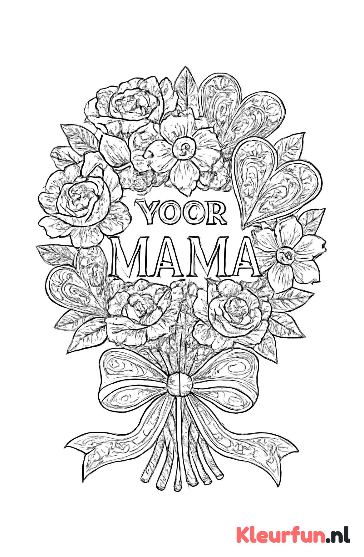 Boeket en cadeau's voor mama