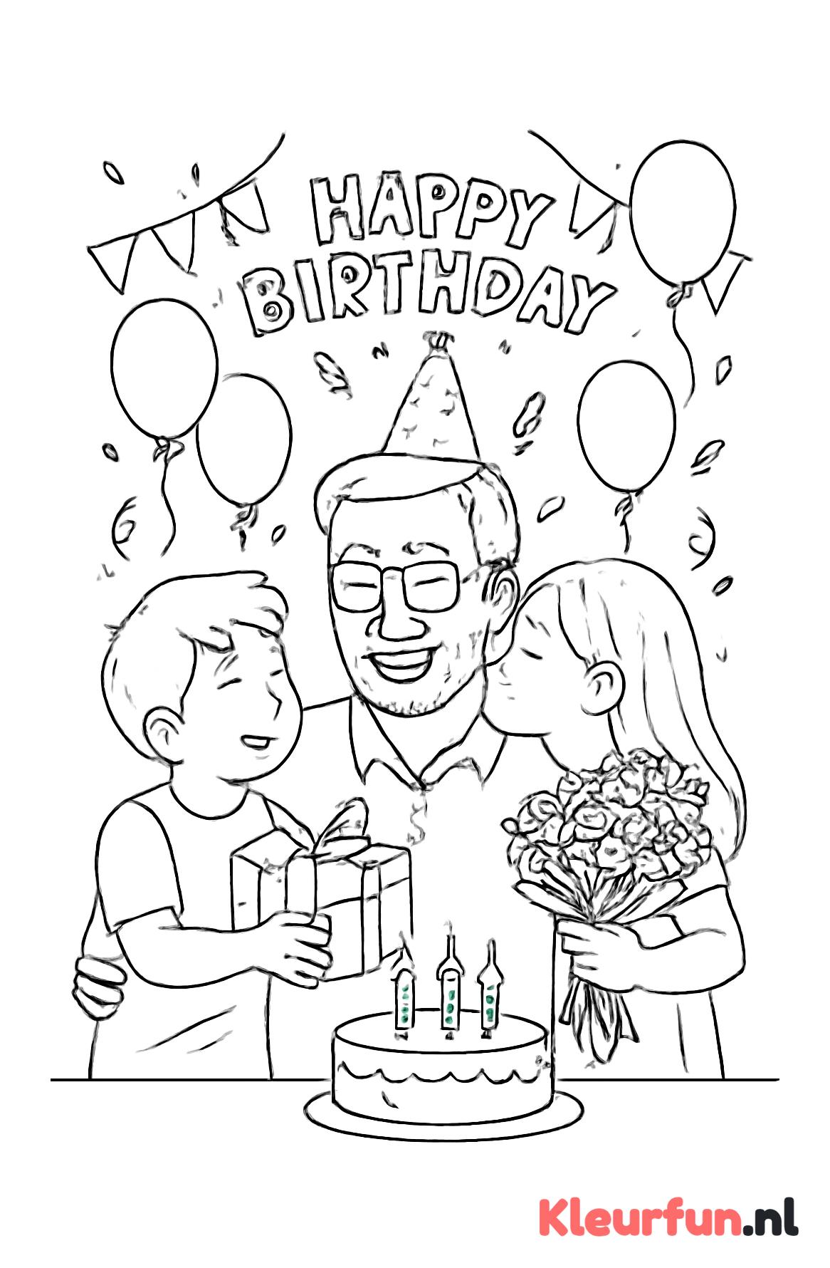 Cadeau voor papa op zijn verjaardag