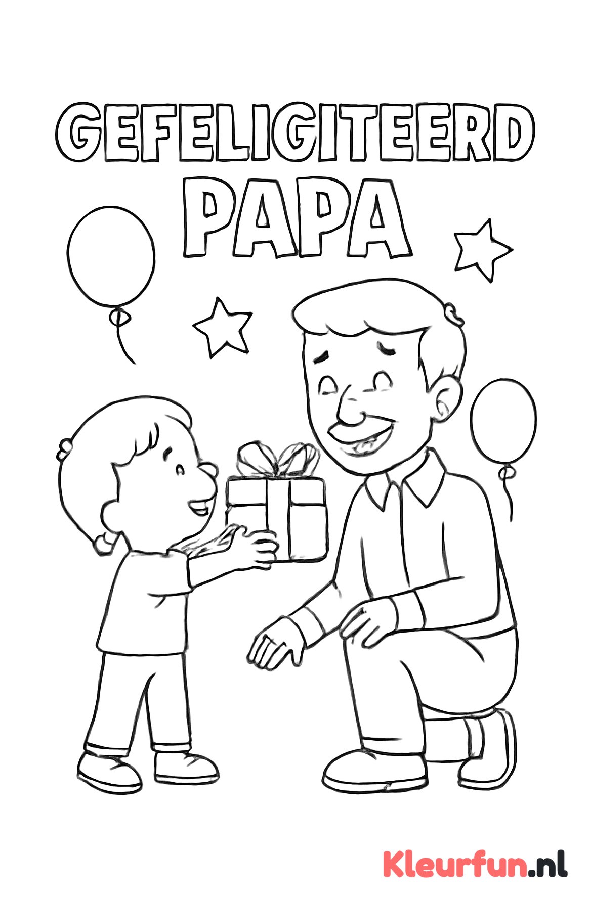 Cadeau voor papa