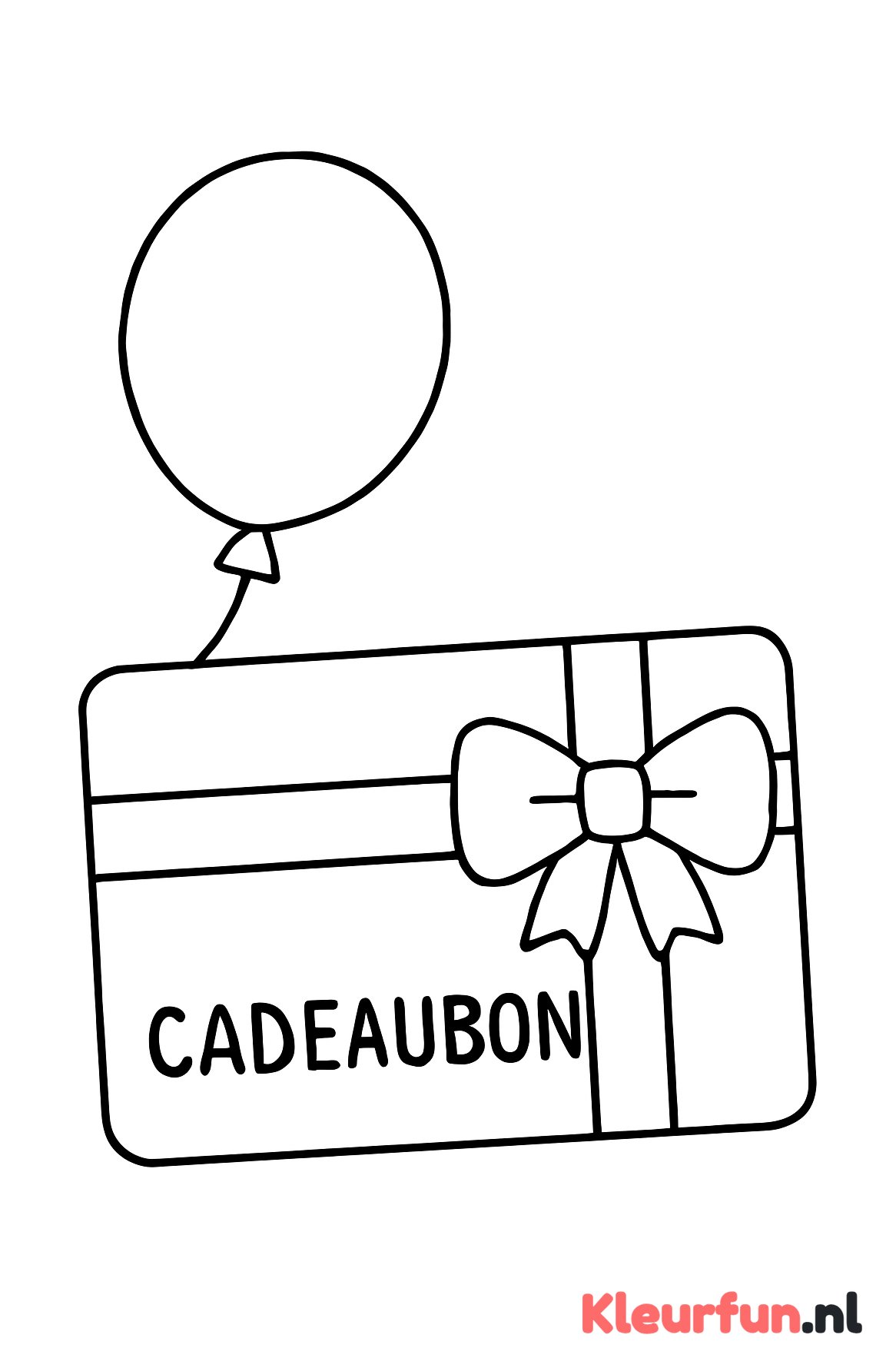 Cadeaubon en ballon