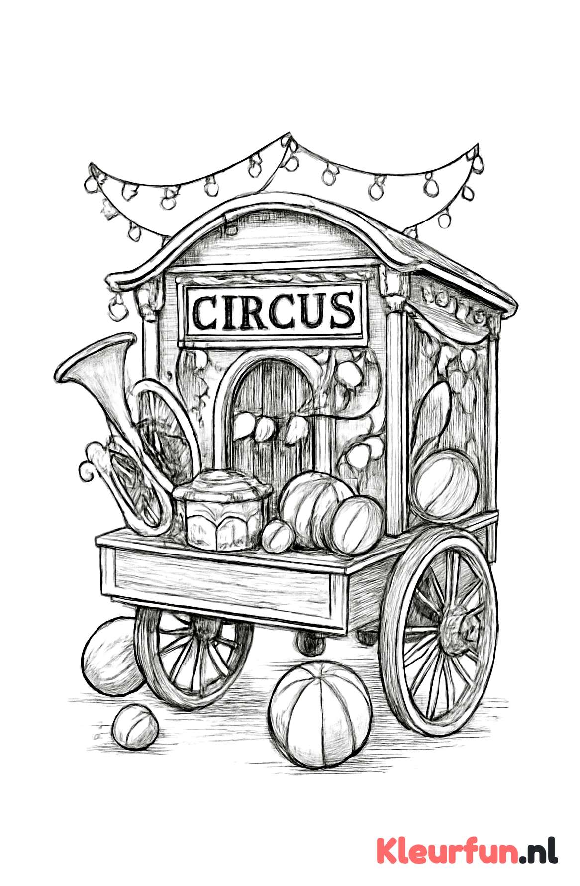 Circuskar vol circusattributen