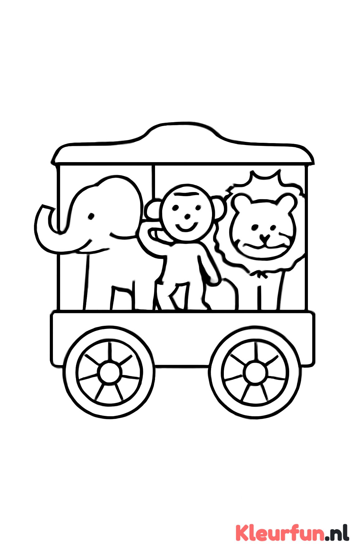 Circuswagen met dieren