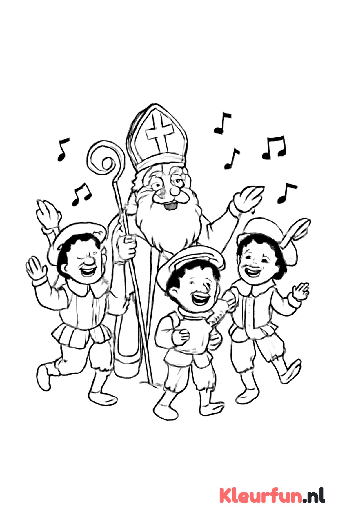 Pieten zingen en dansen in de Club van Sinterklaas