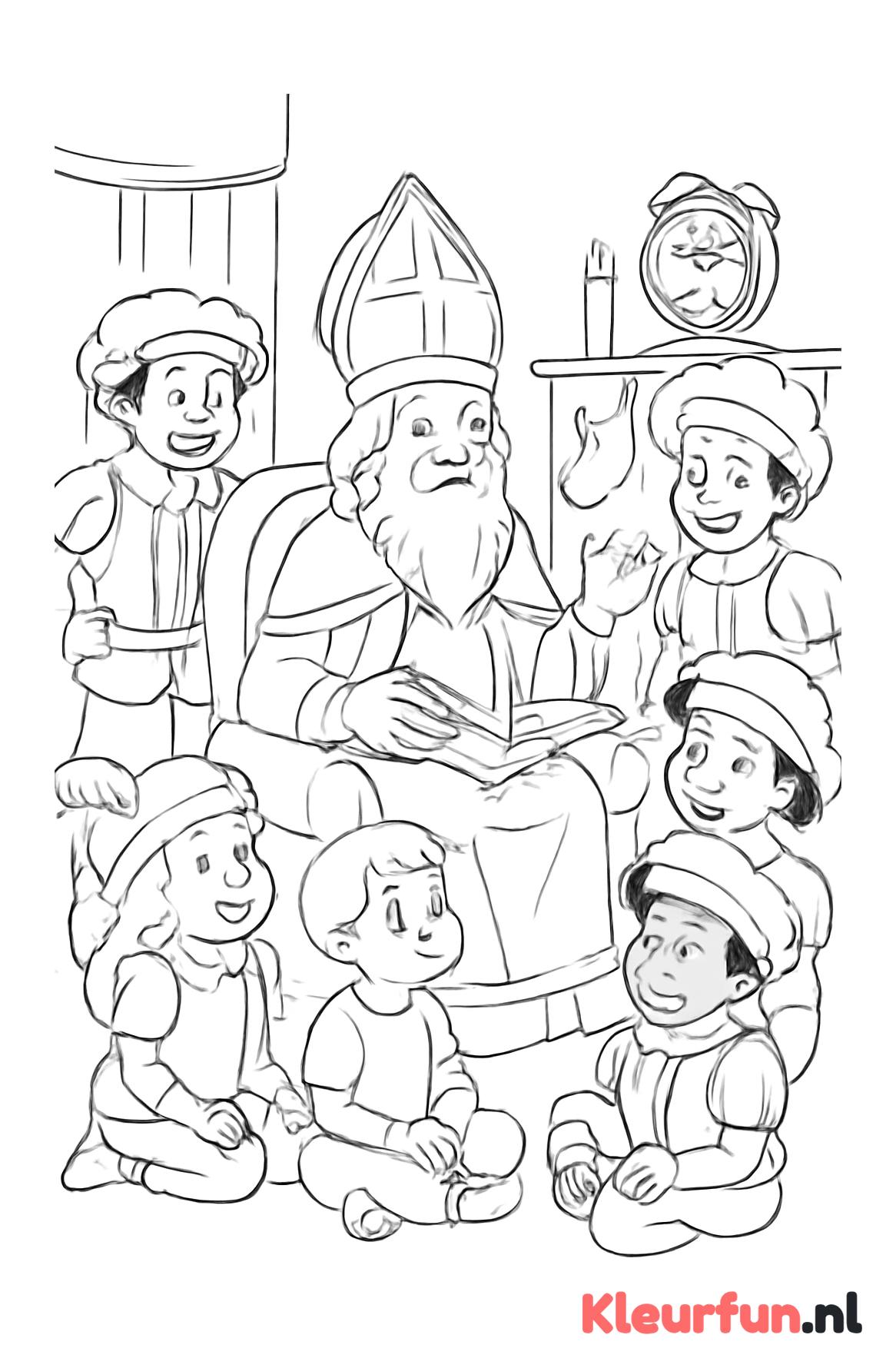 Verhalen vertellen met de Club van Sinterklaas