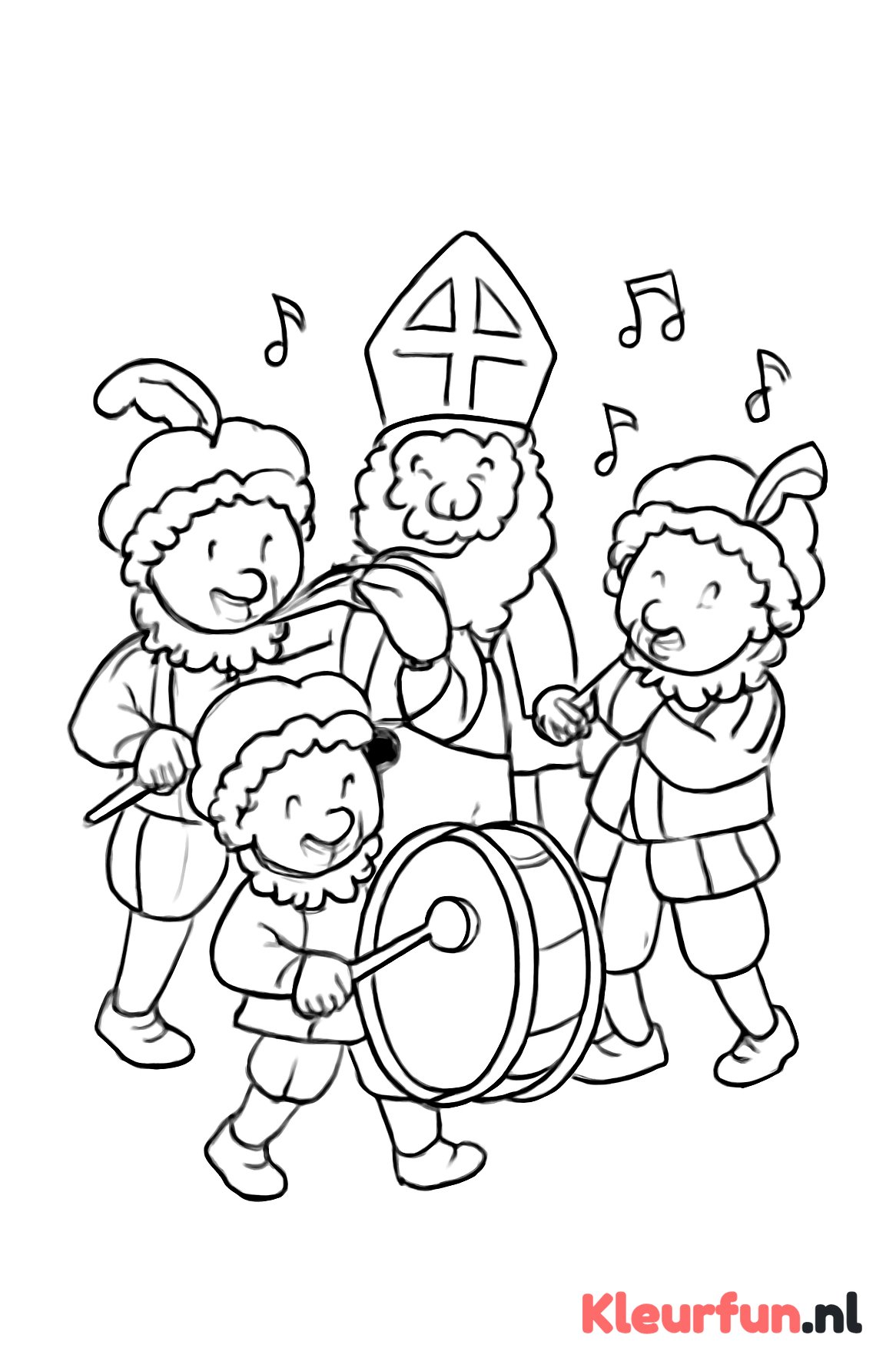 Club van Sinterklaas maakt muziek