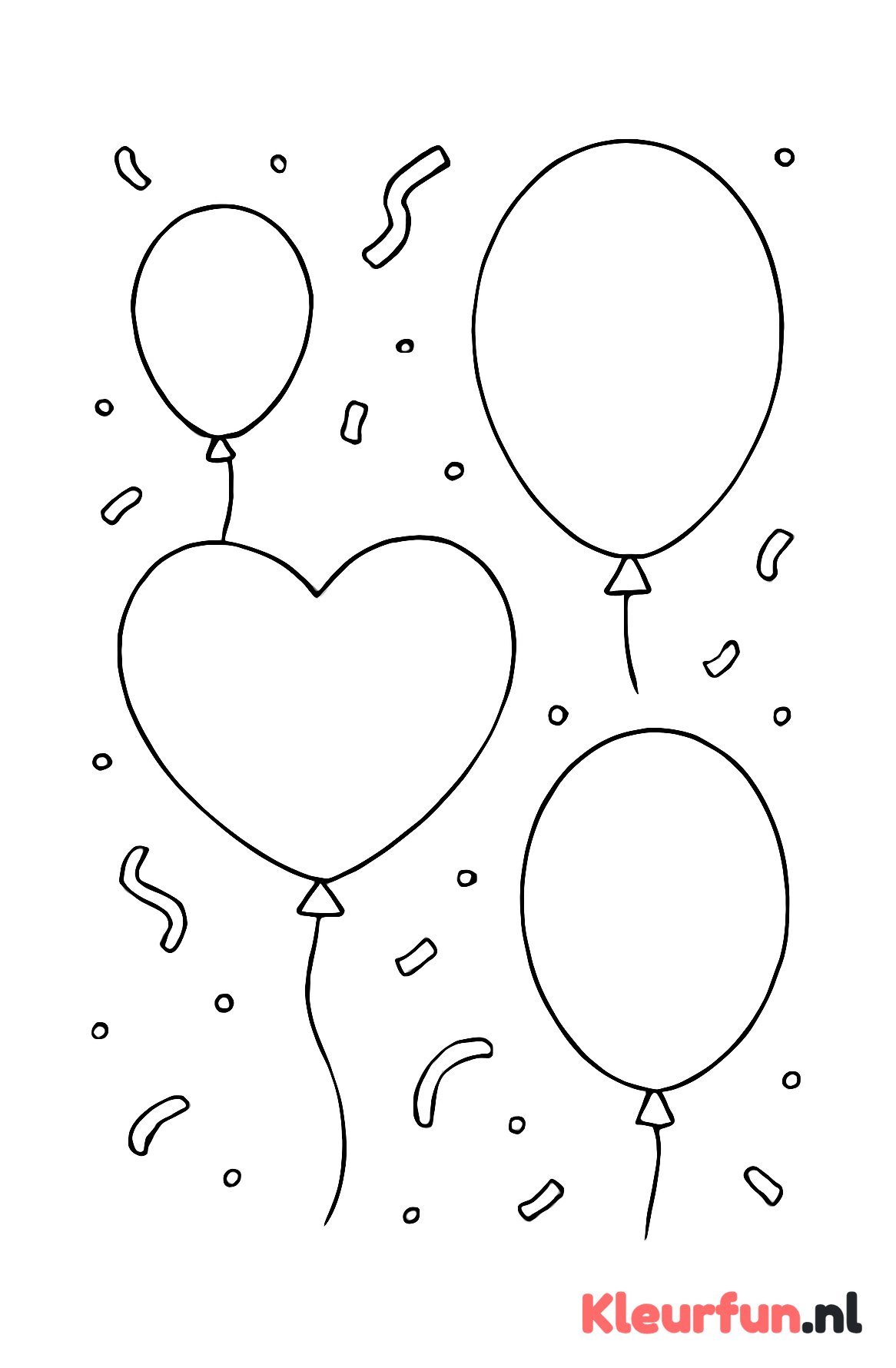 Confetti en ballonnen
