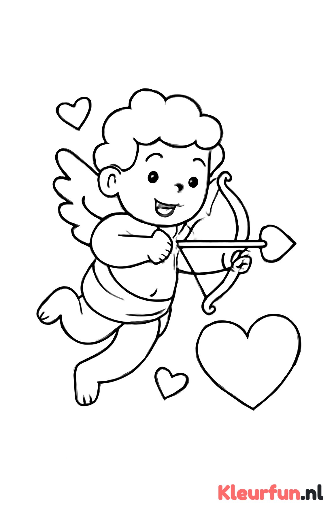 Cupido met pijl en boog