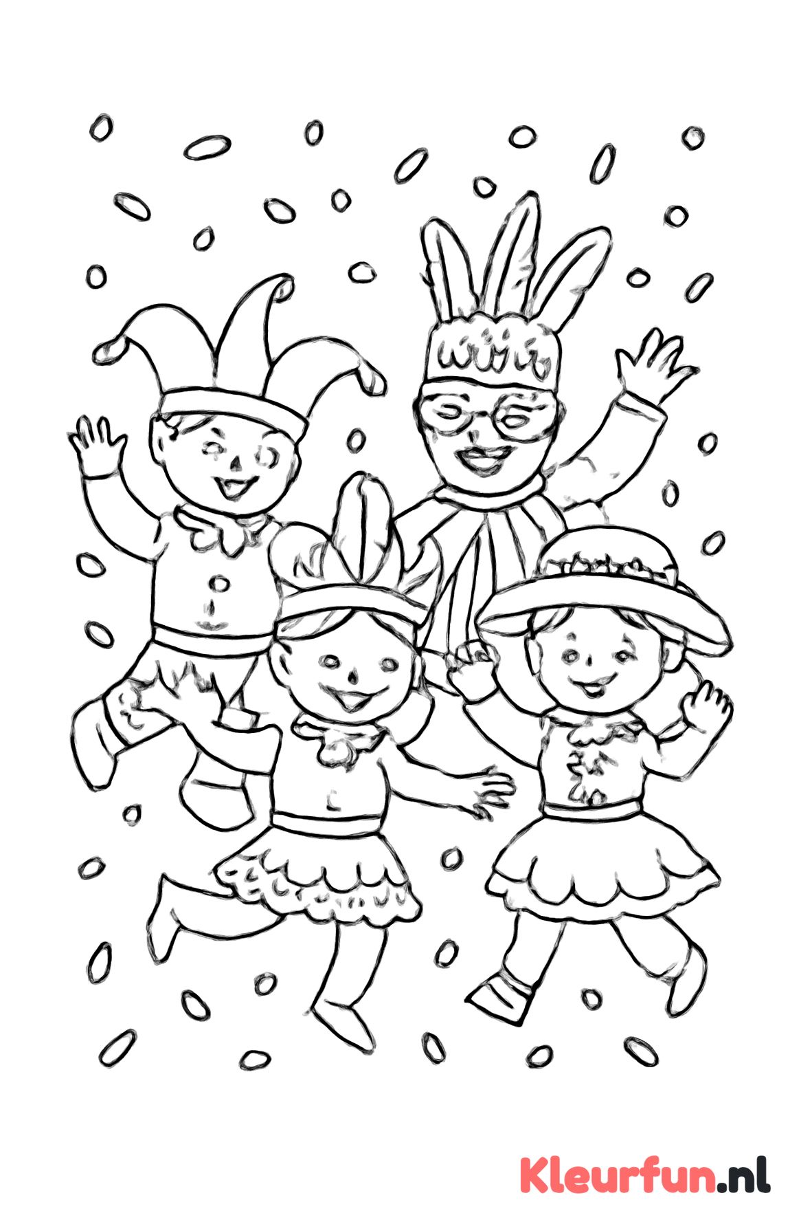 Dansende carnavalvierders