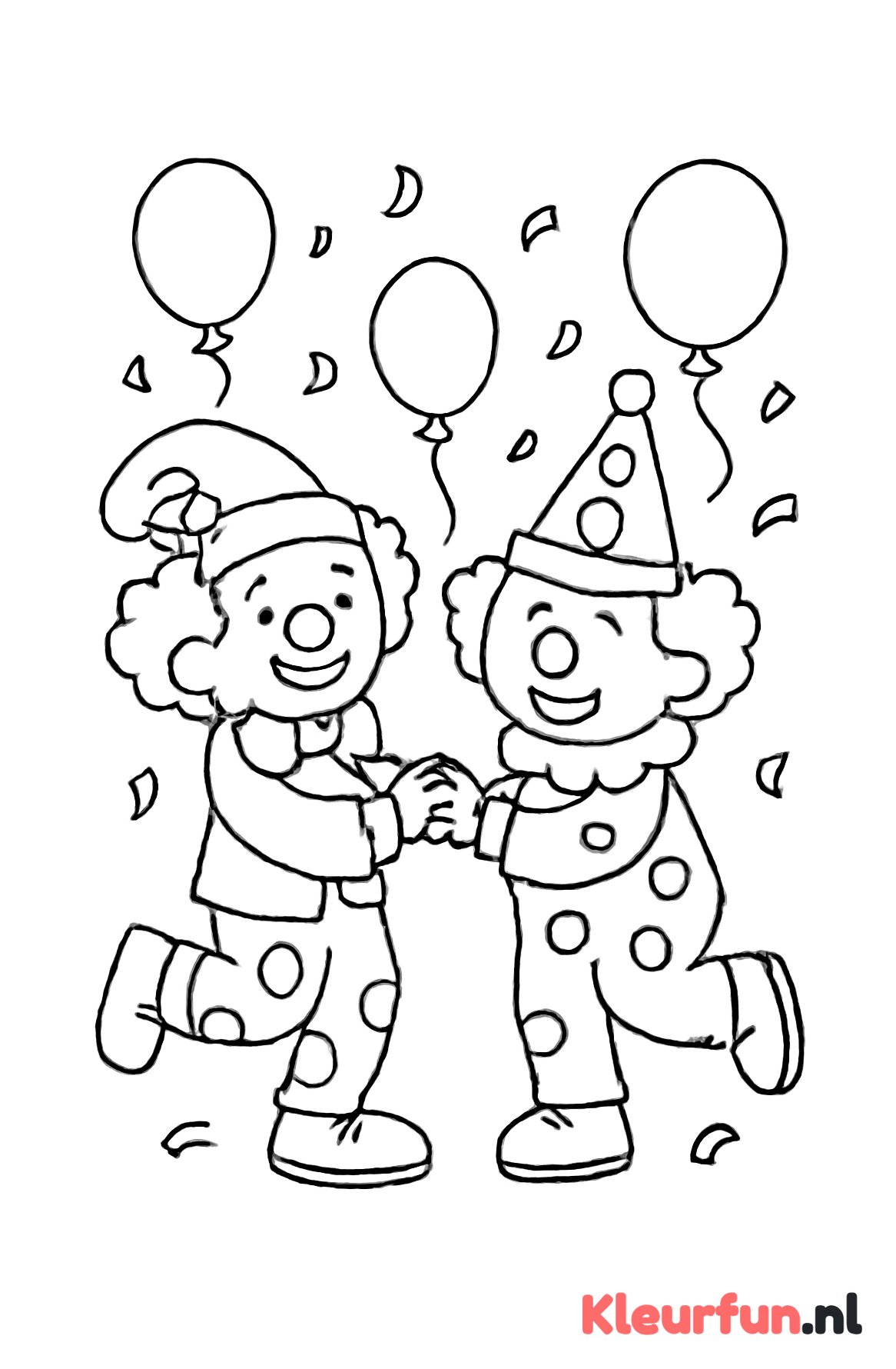 Dansende clowns