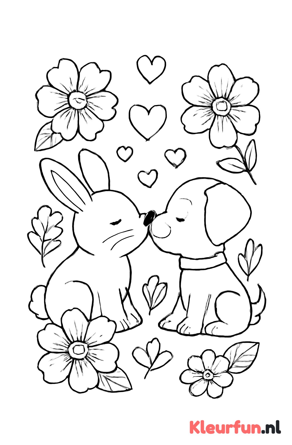 Dieren met Valentijnsharten