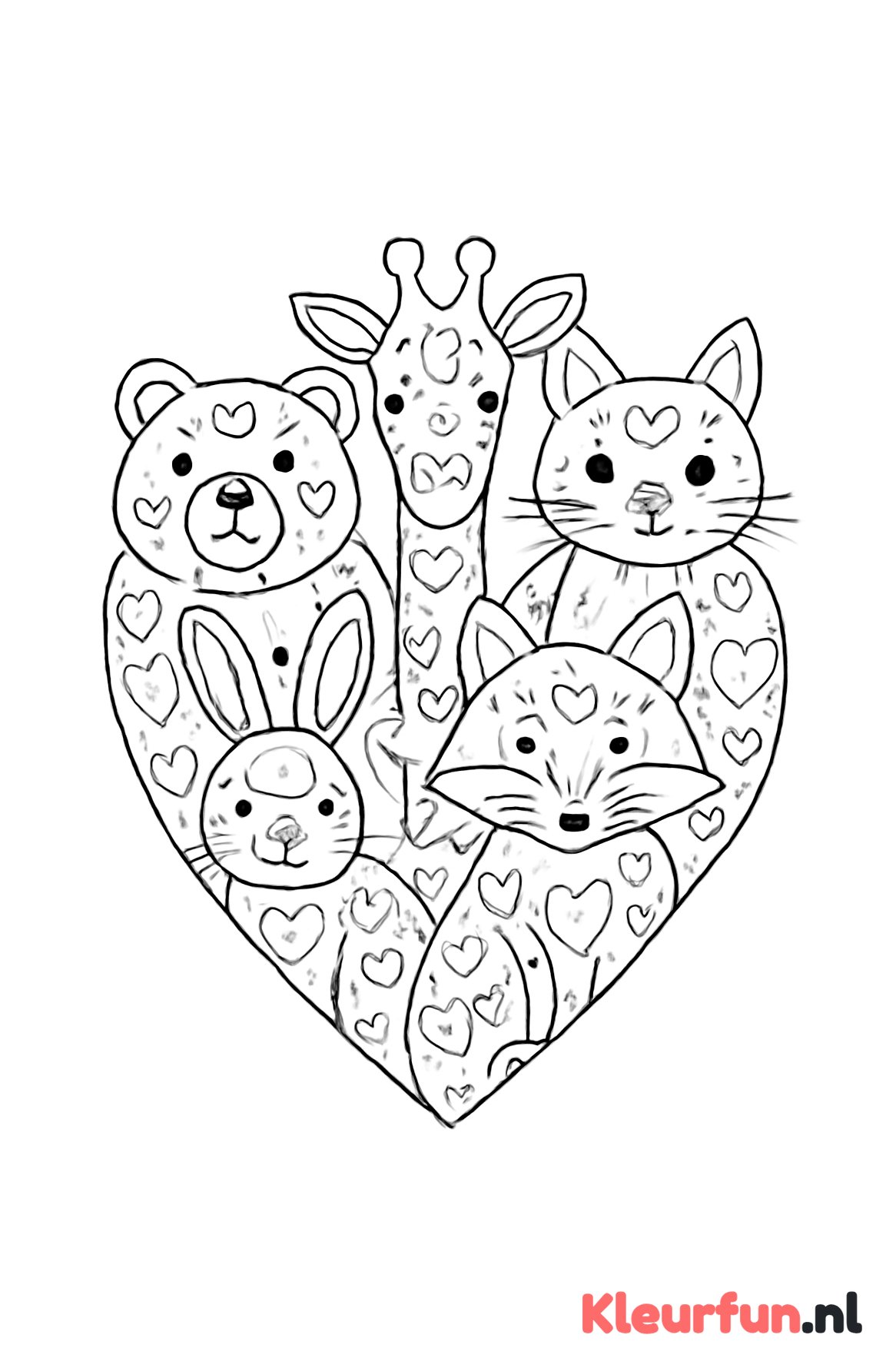Dieren vormen hart