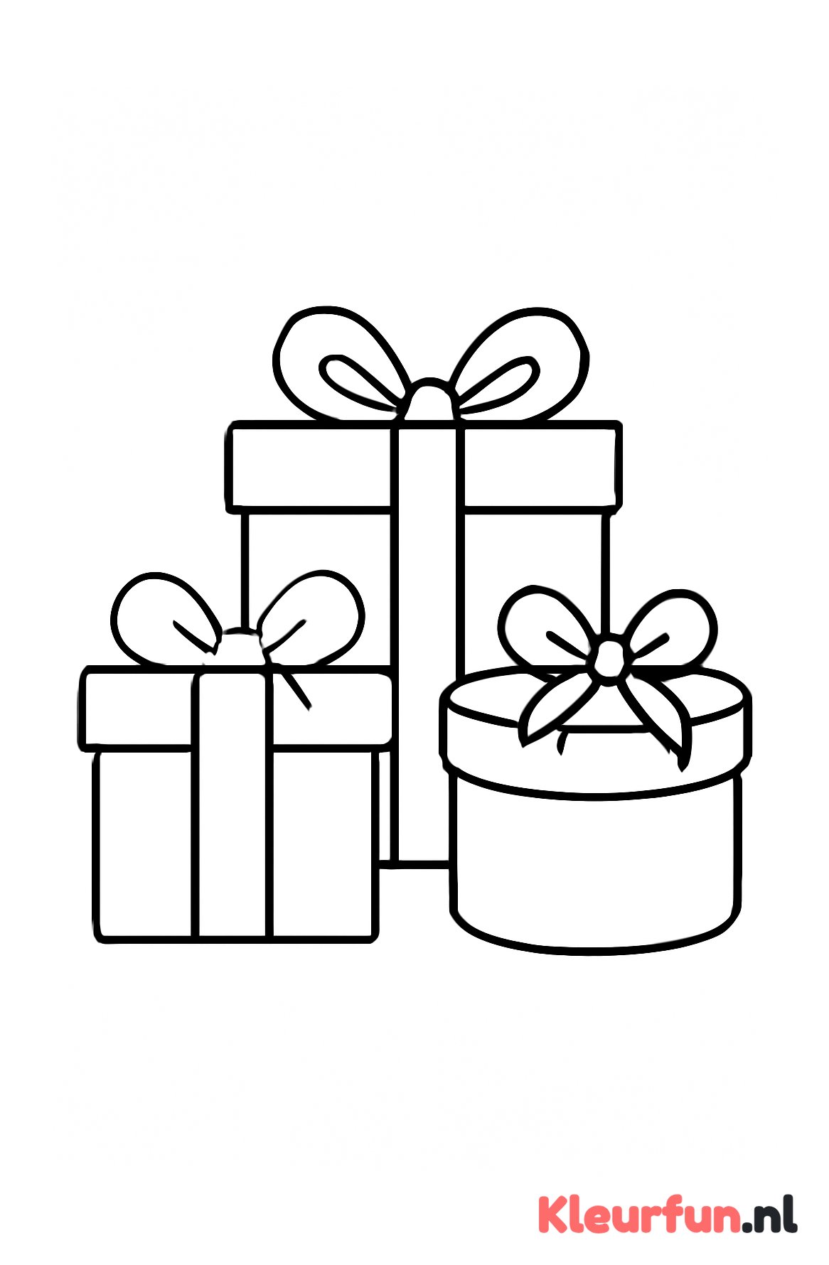 Drie grote cadeautjes