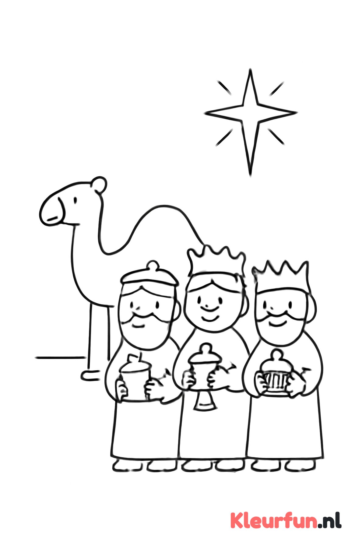 De drie koningen en hun geschenken