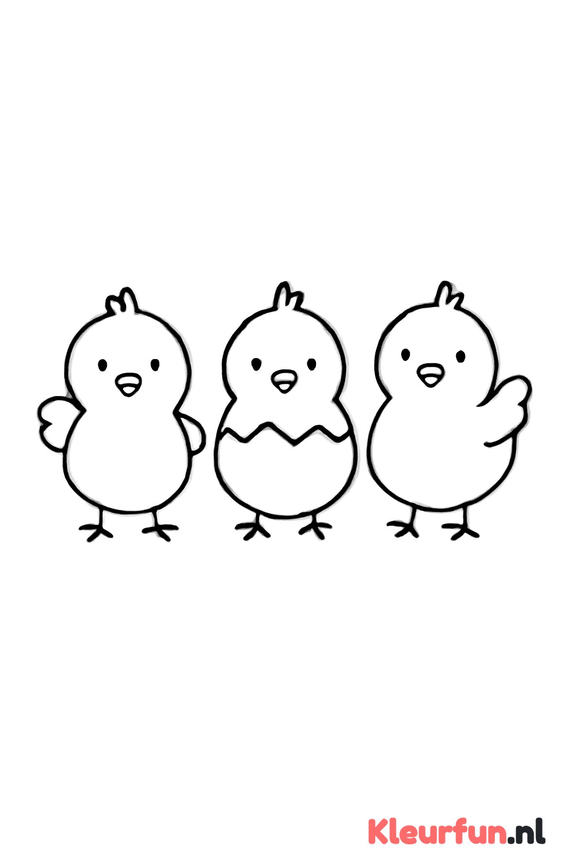Drie Paaskuikentjes