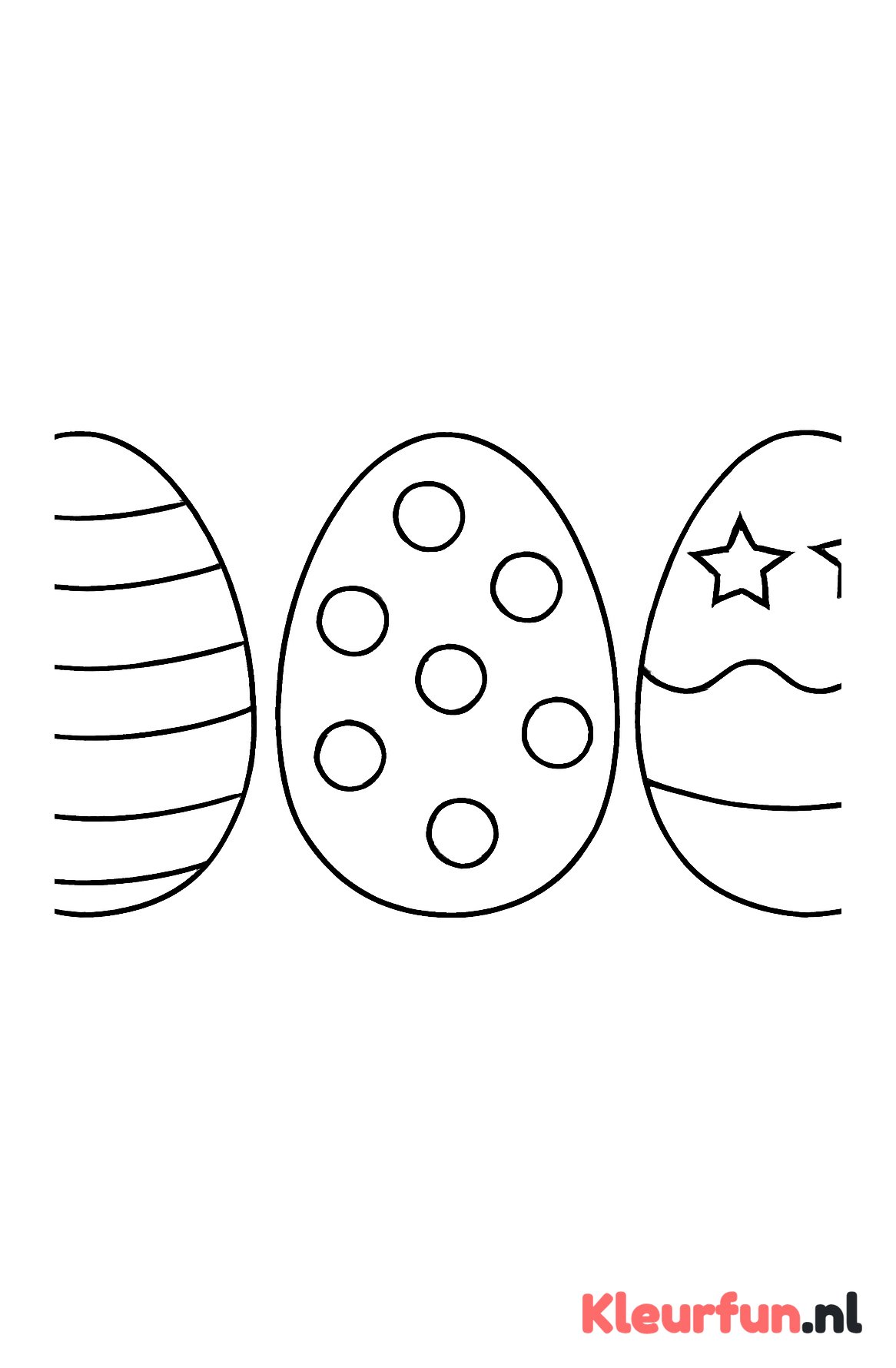 Drie patroon eieren