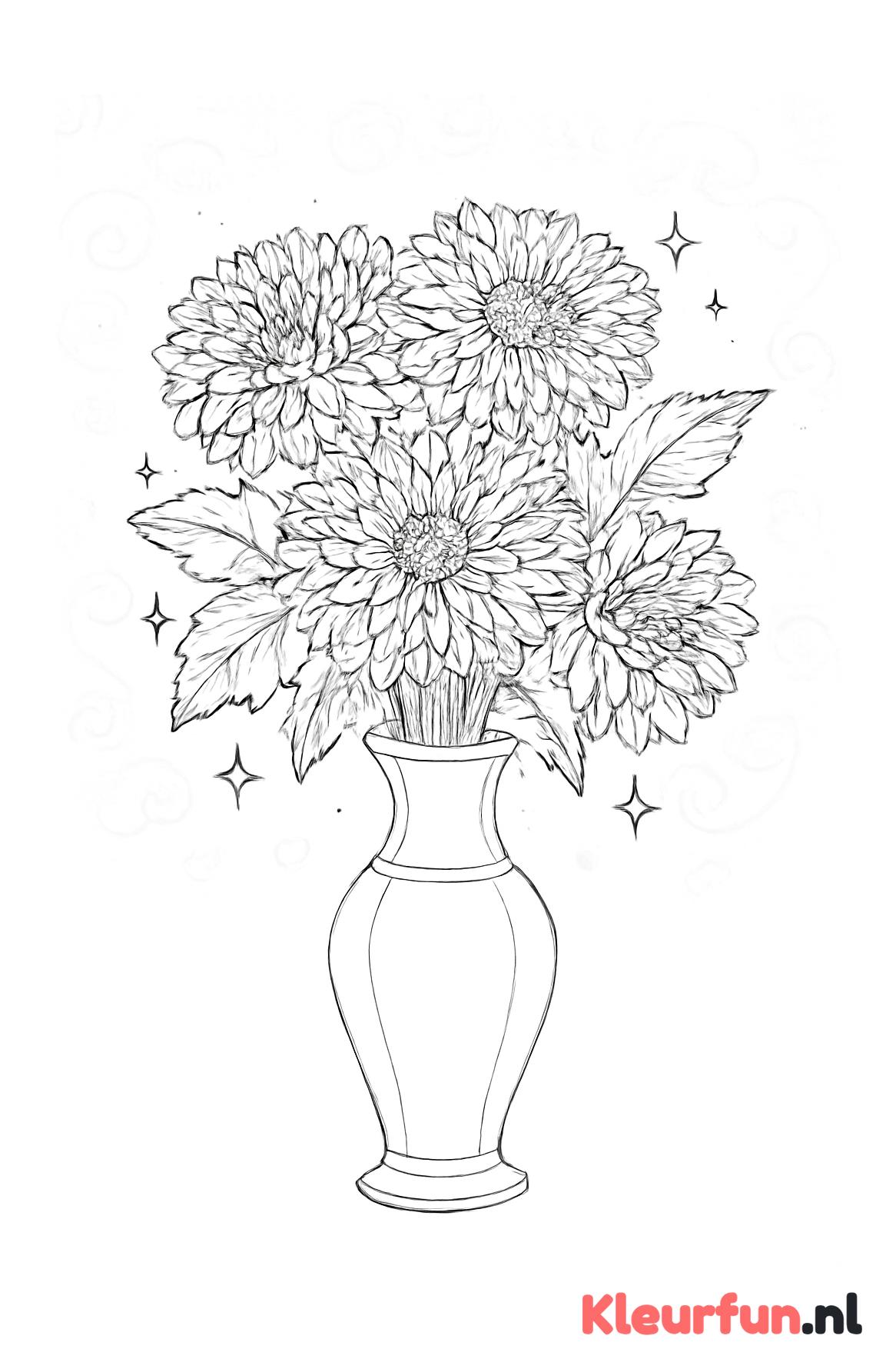 Elegante Vaas met Moederdag Bloemen