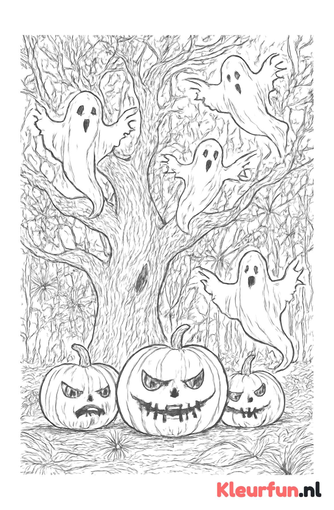 Enge Halloween Scène