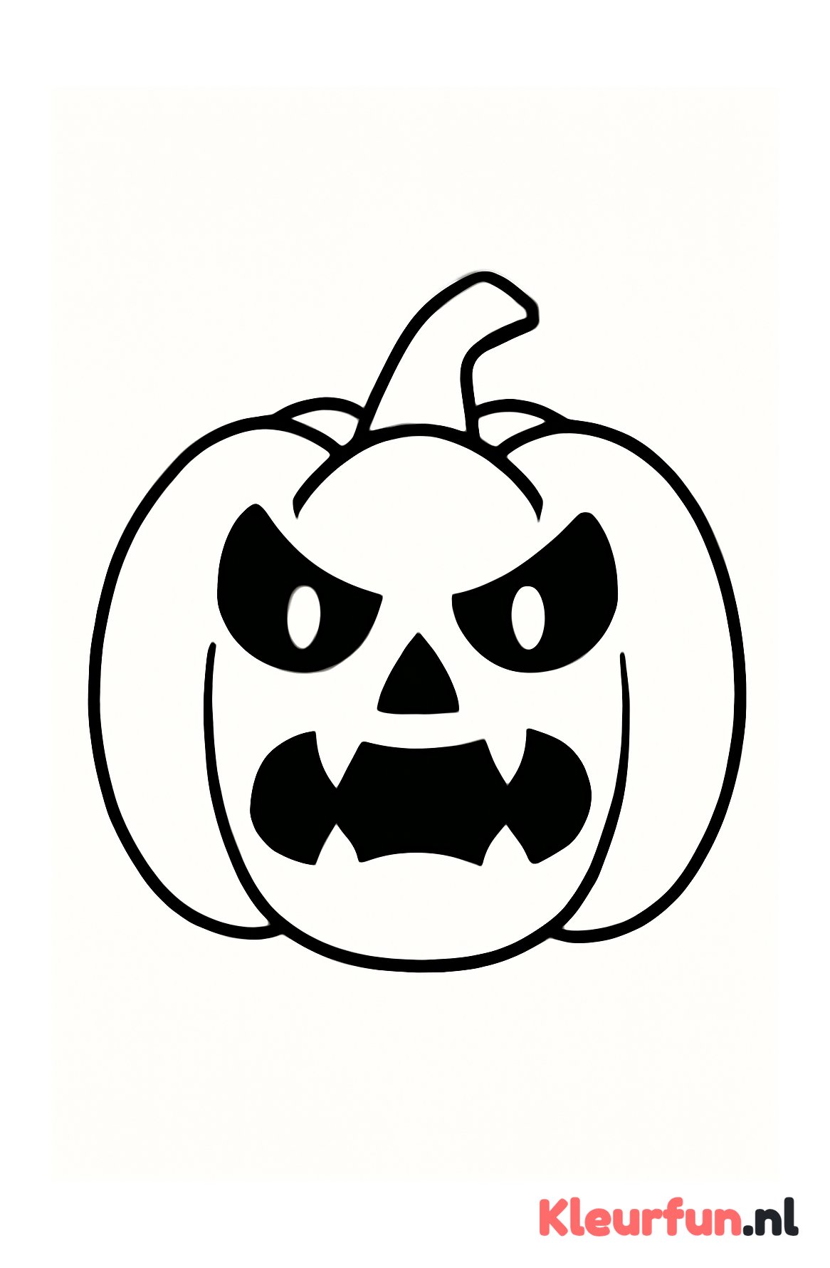 Enge Halloween Pompoen