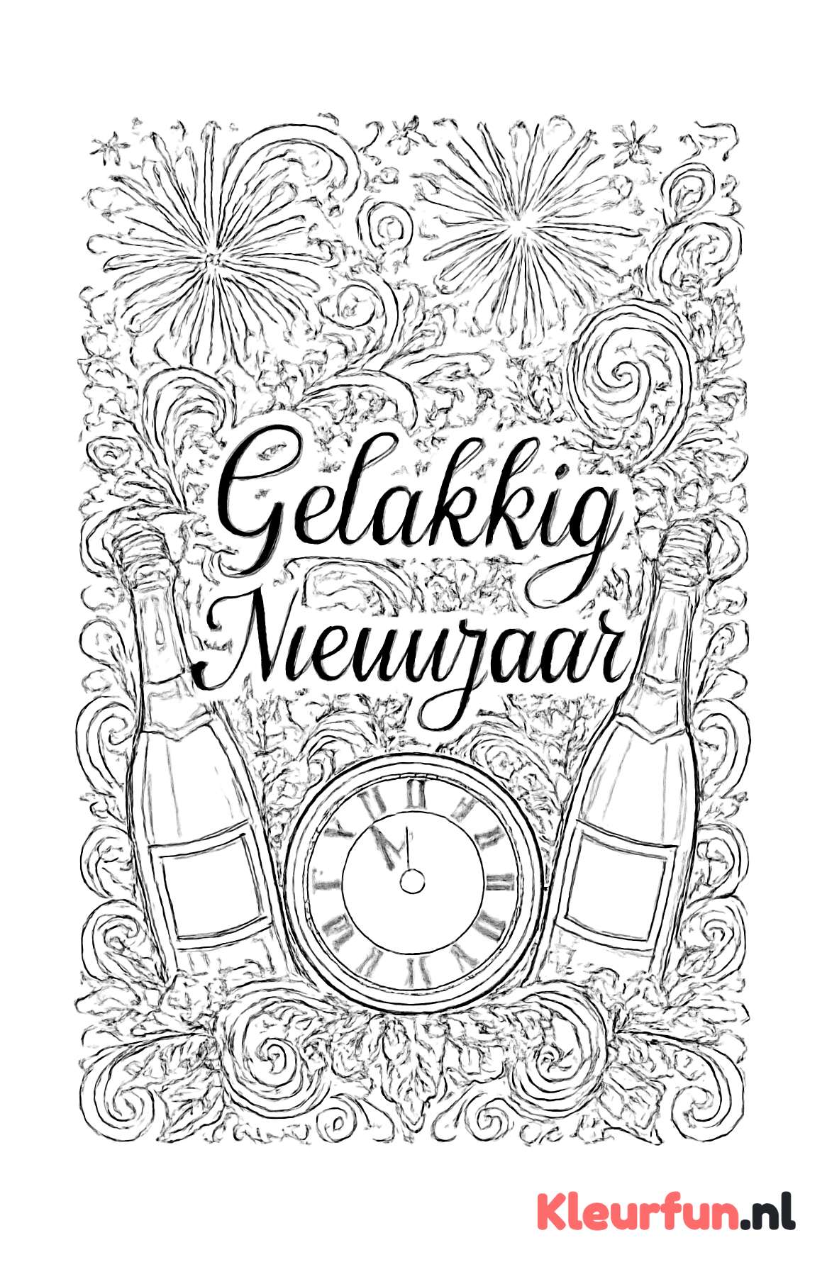 Feestelijk Gelukkig Nieuwjaar