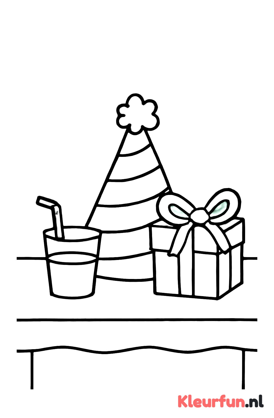 Feesttafel met cadeau