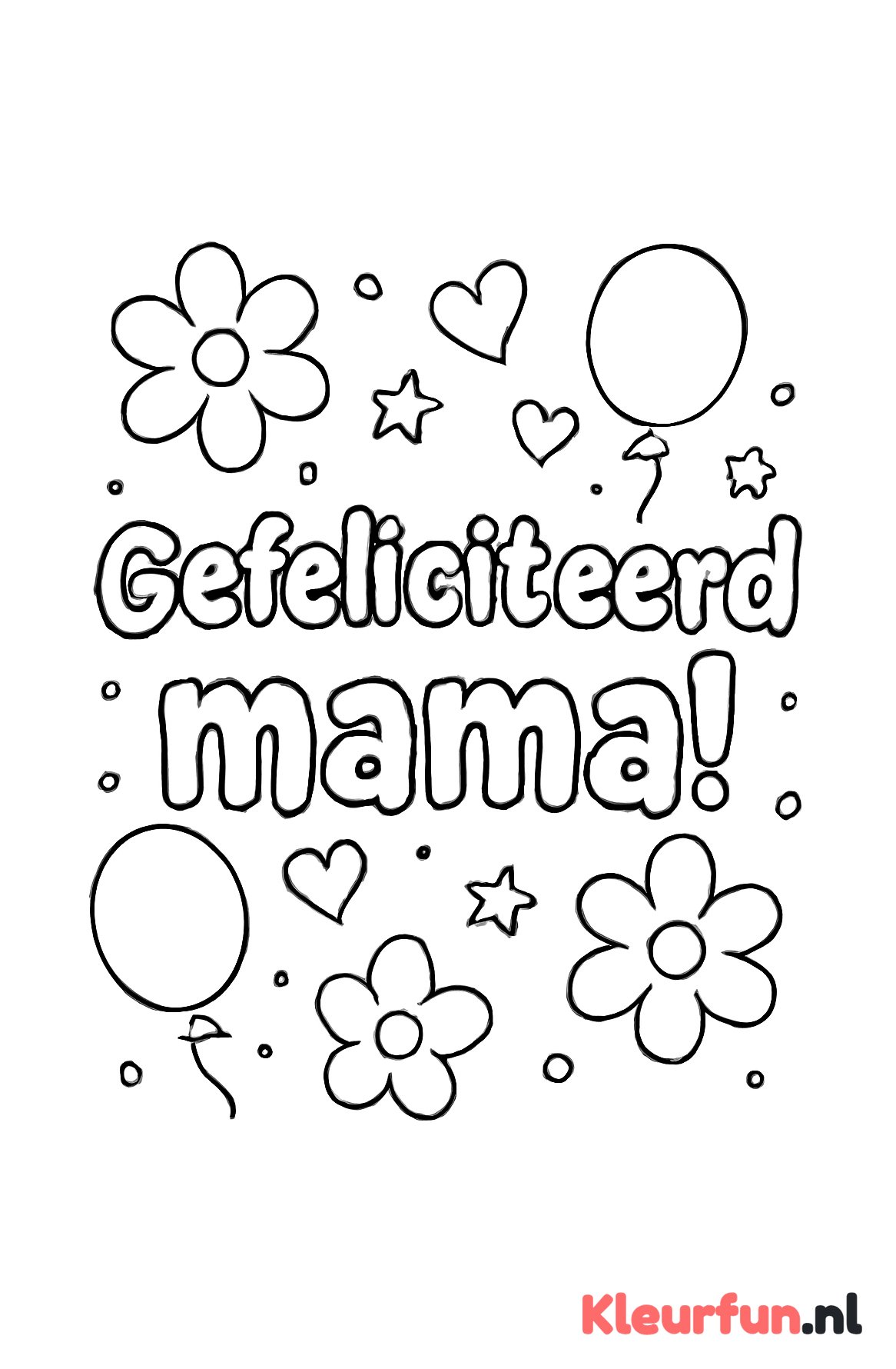 Gefeliciteerd mama