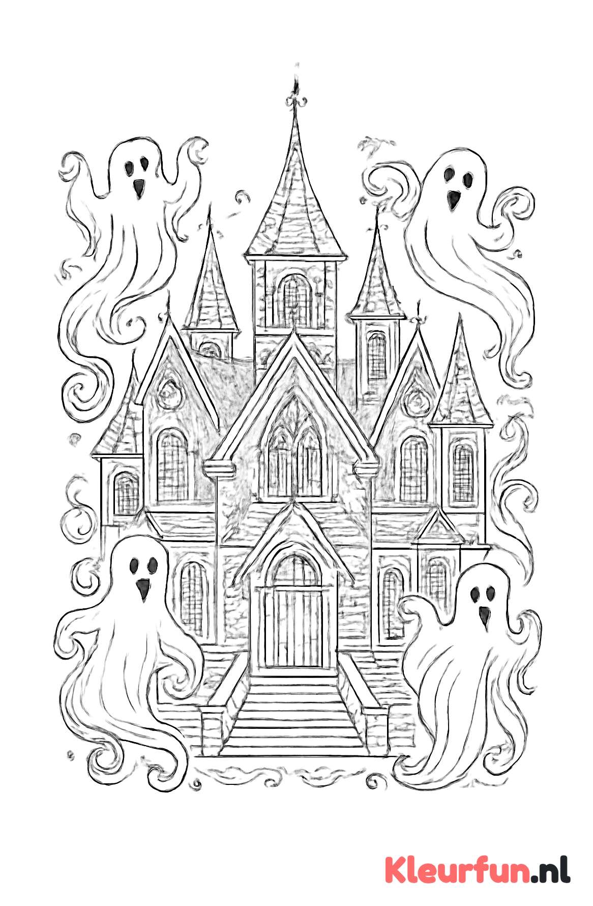 Gotisch spookhuis vol details