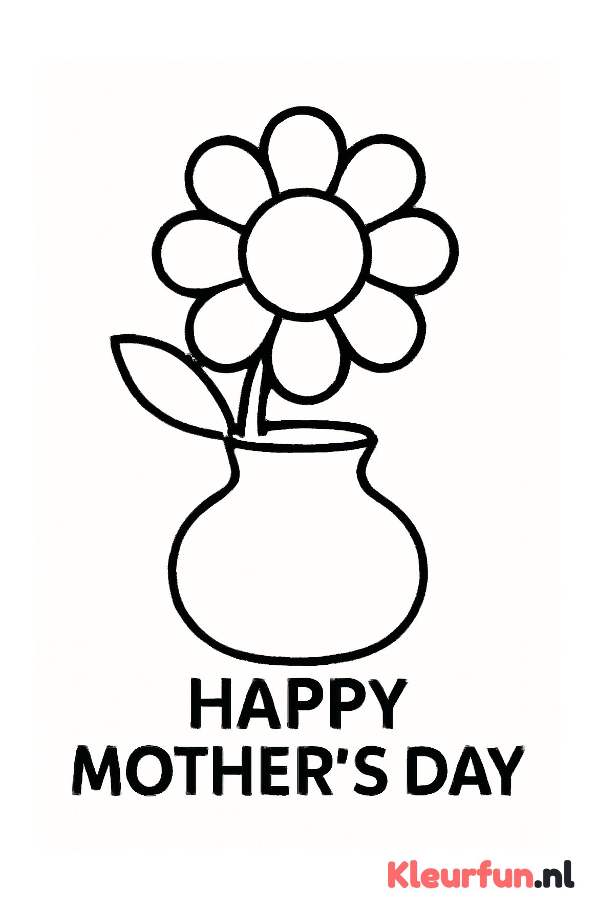 Grote Bloem in Vaas Moederdag