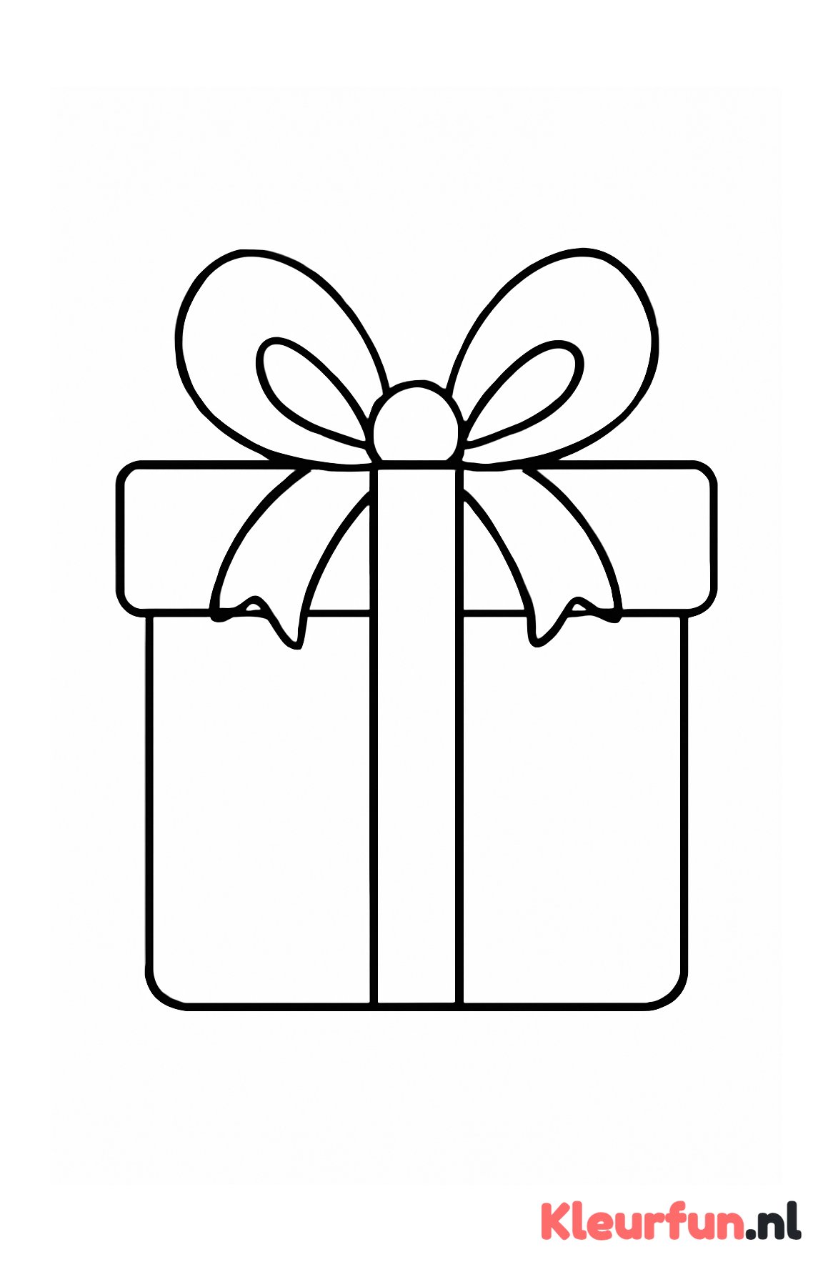 Grote cadeau doos met strik