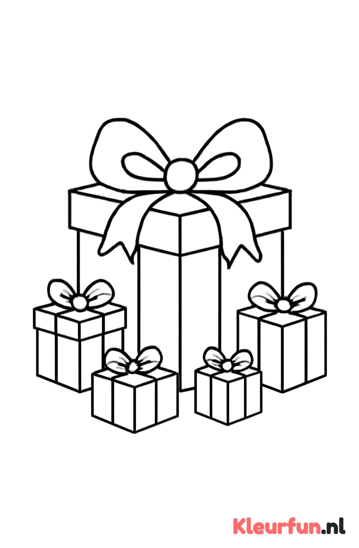 Grote cadeaubox met kleine cadeautjes