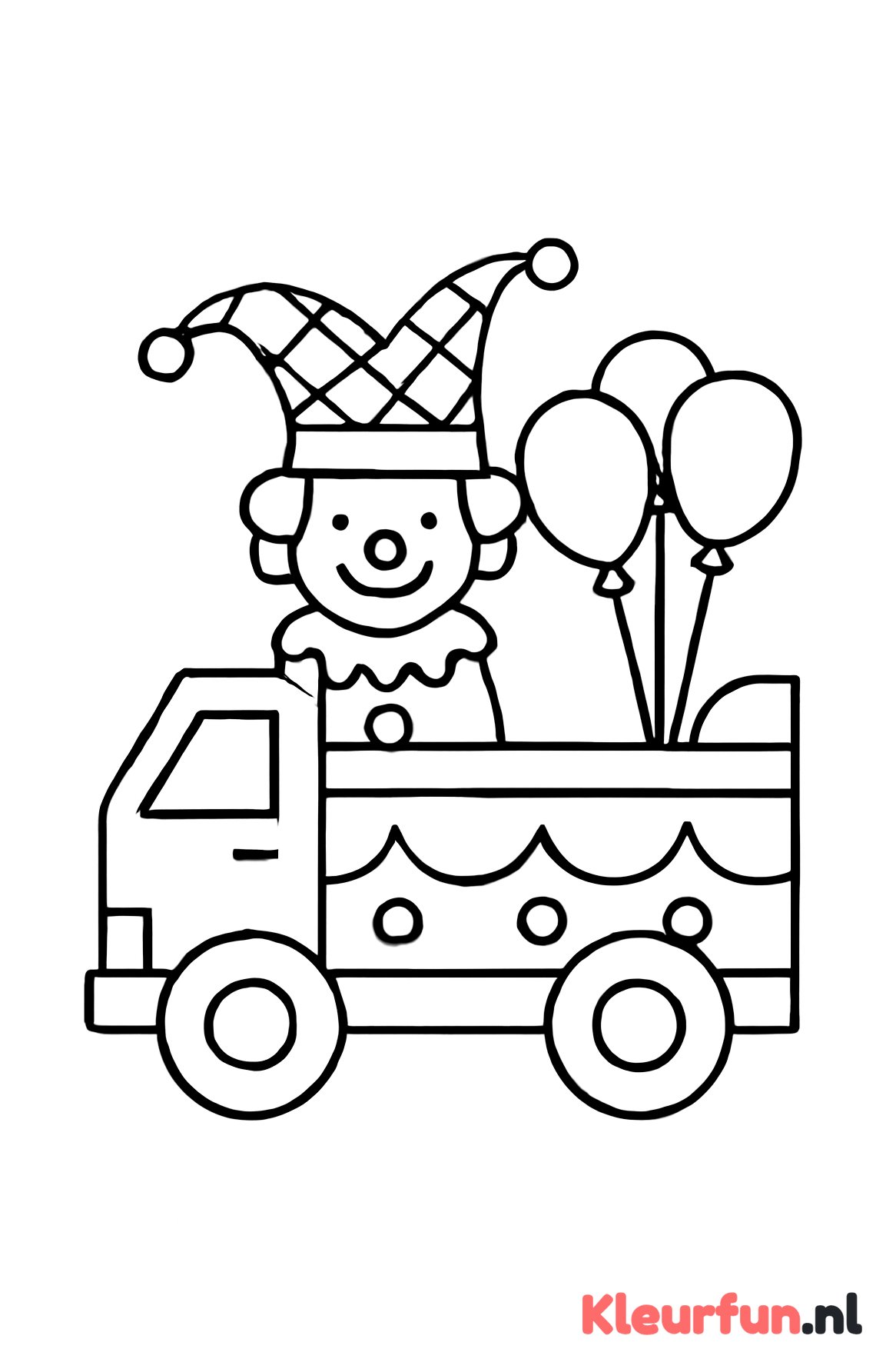 Carnavalswagen voor peuters