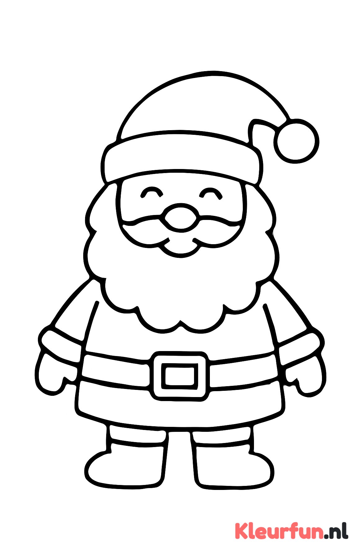 Grote eenvoudige kerstman