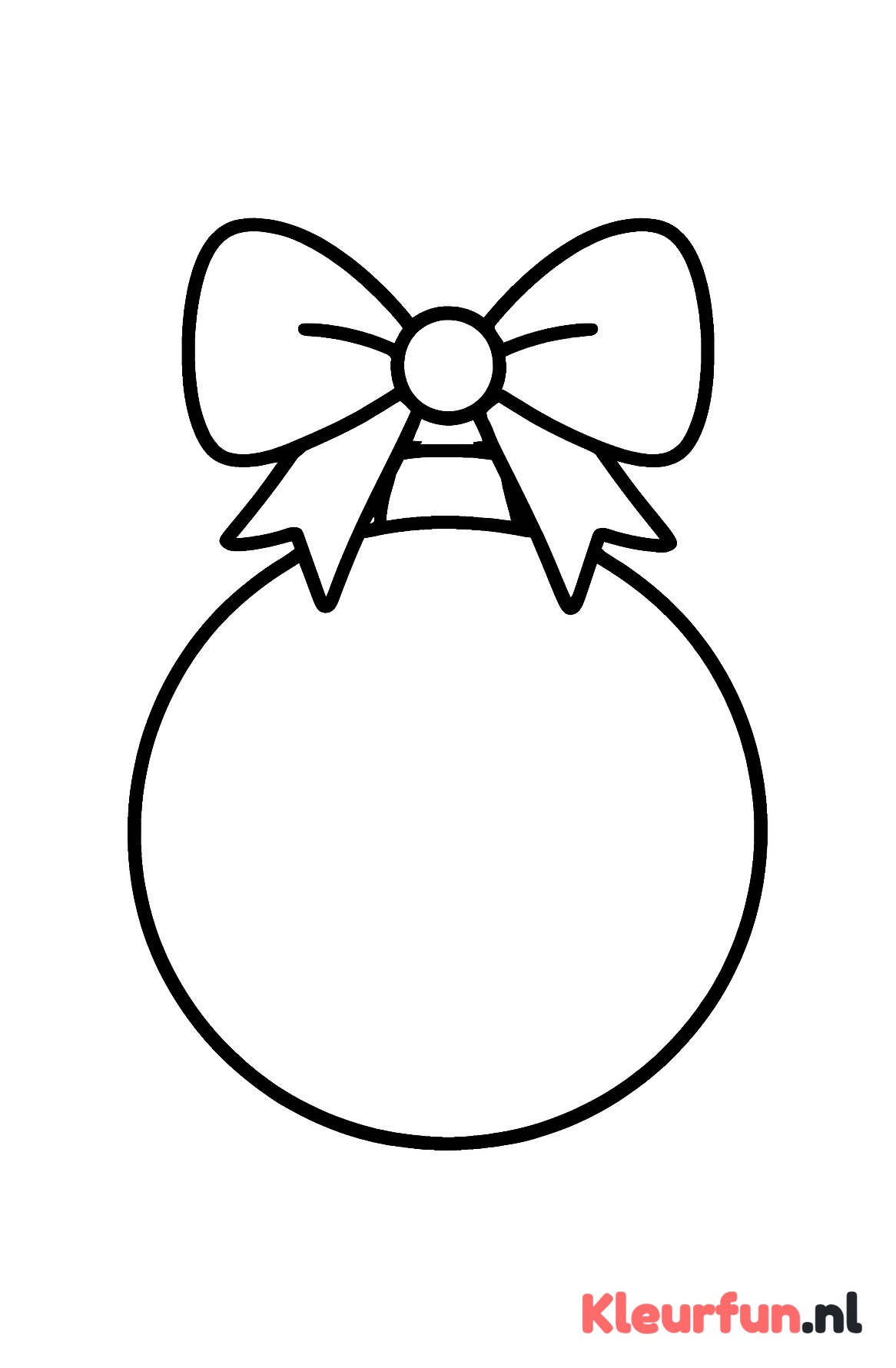 Grote ronde kerstbal