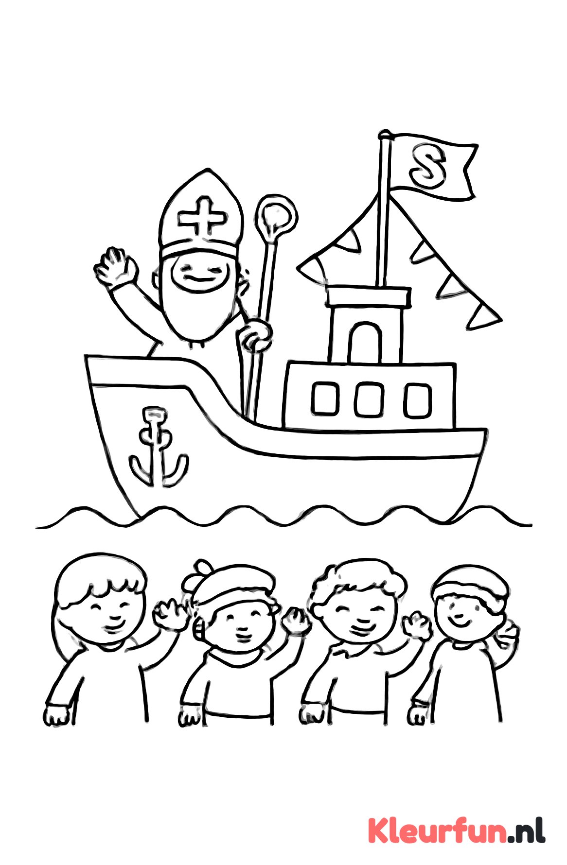 De grote Sinterklaasboot