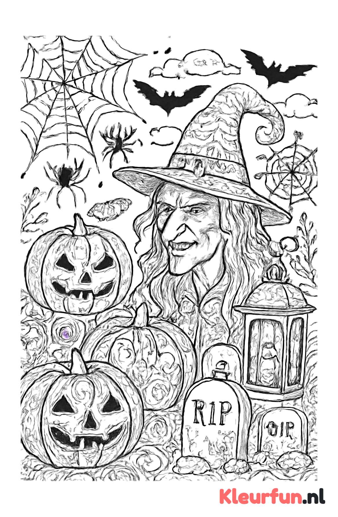 Halloween gedetailleerde elementen