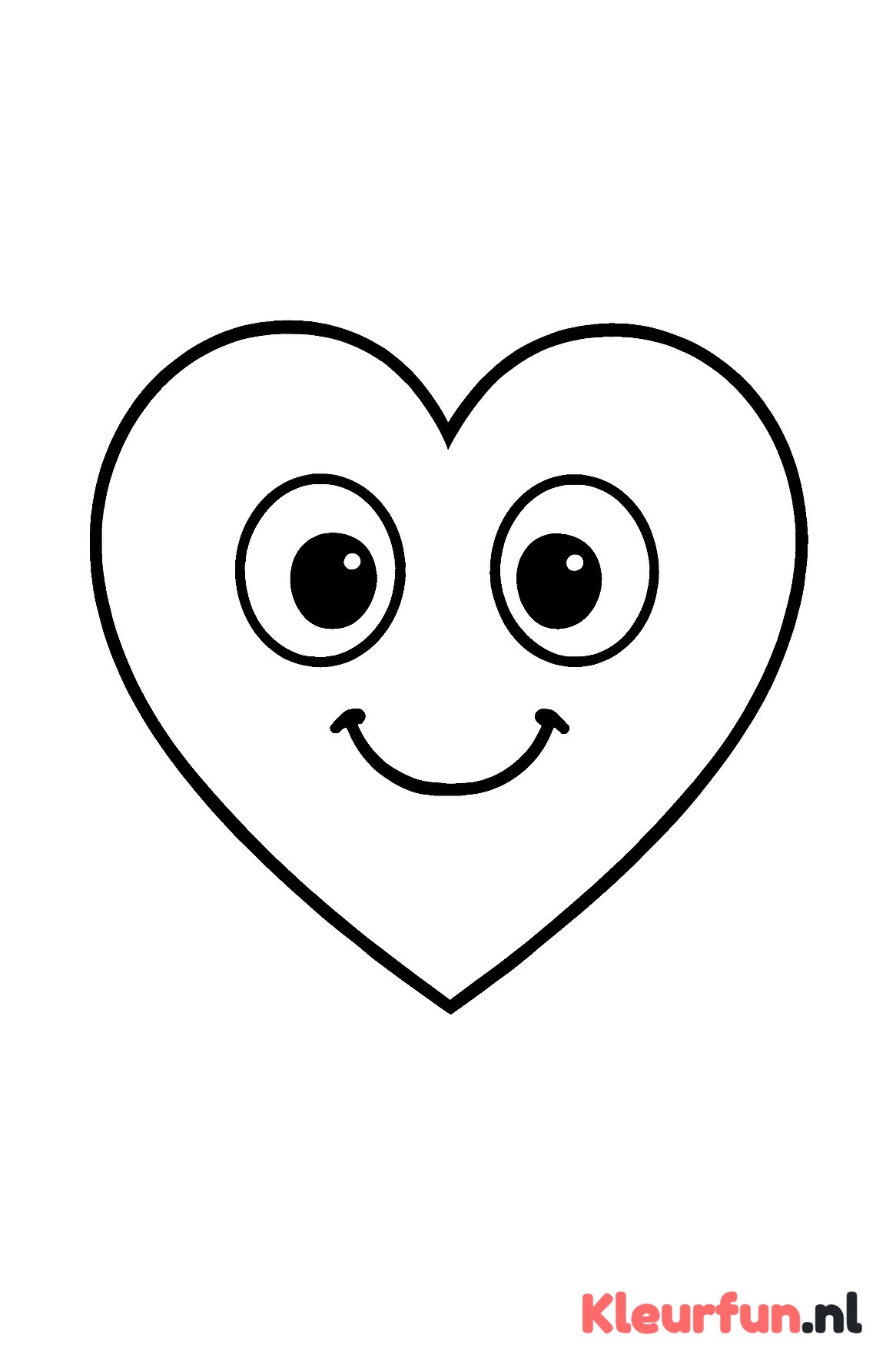 Hart met gezicht