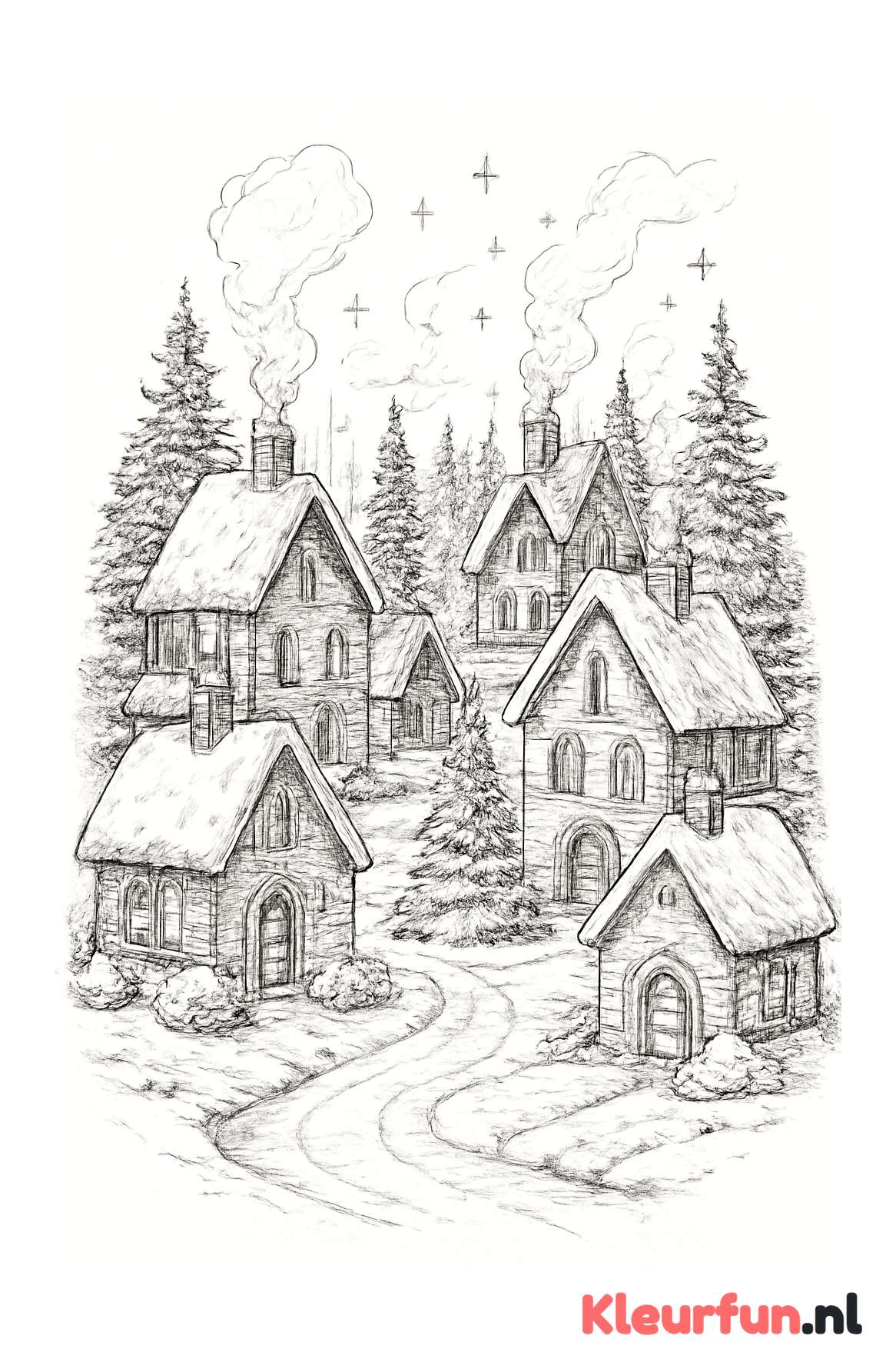 Kerstdorp midwinter