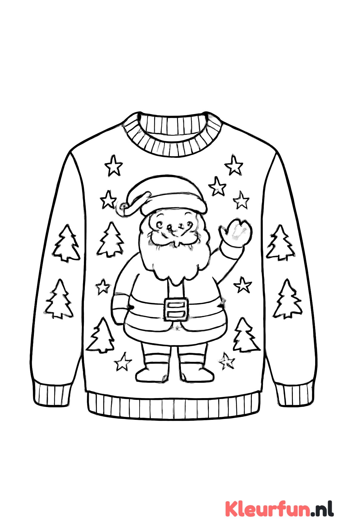 Kersttrui met Kerstman