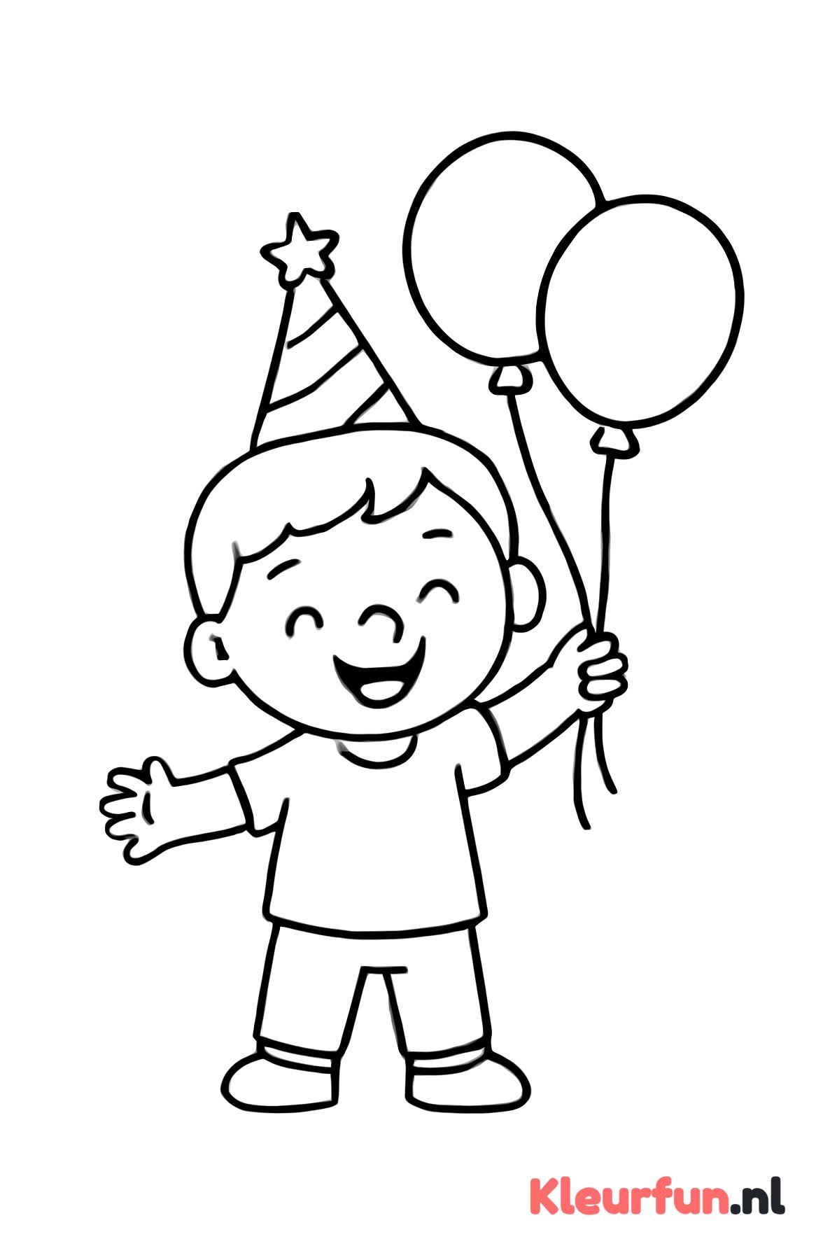 Kind met ballonnen