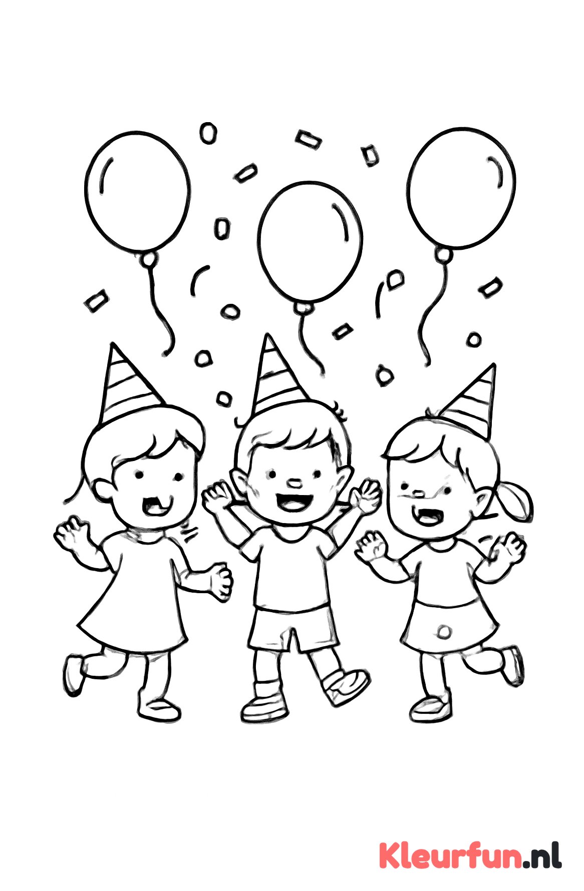 Kinderen vieren feest