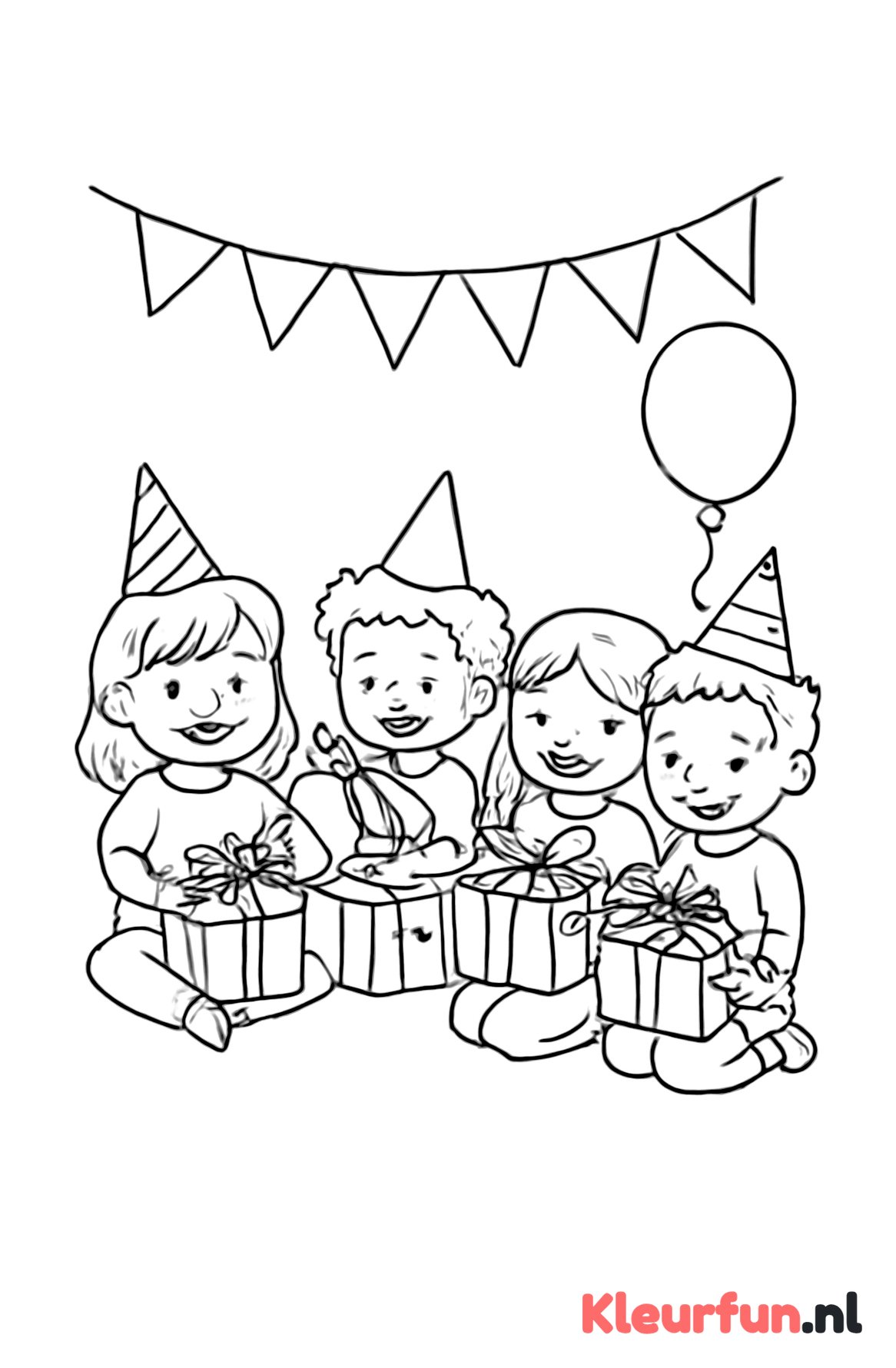 Kinderfeest met cadeautjes