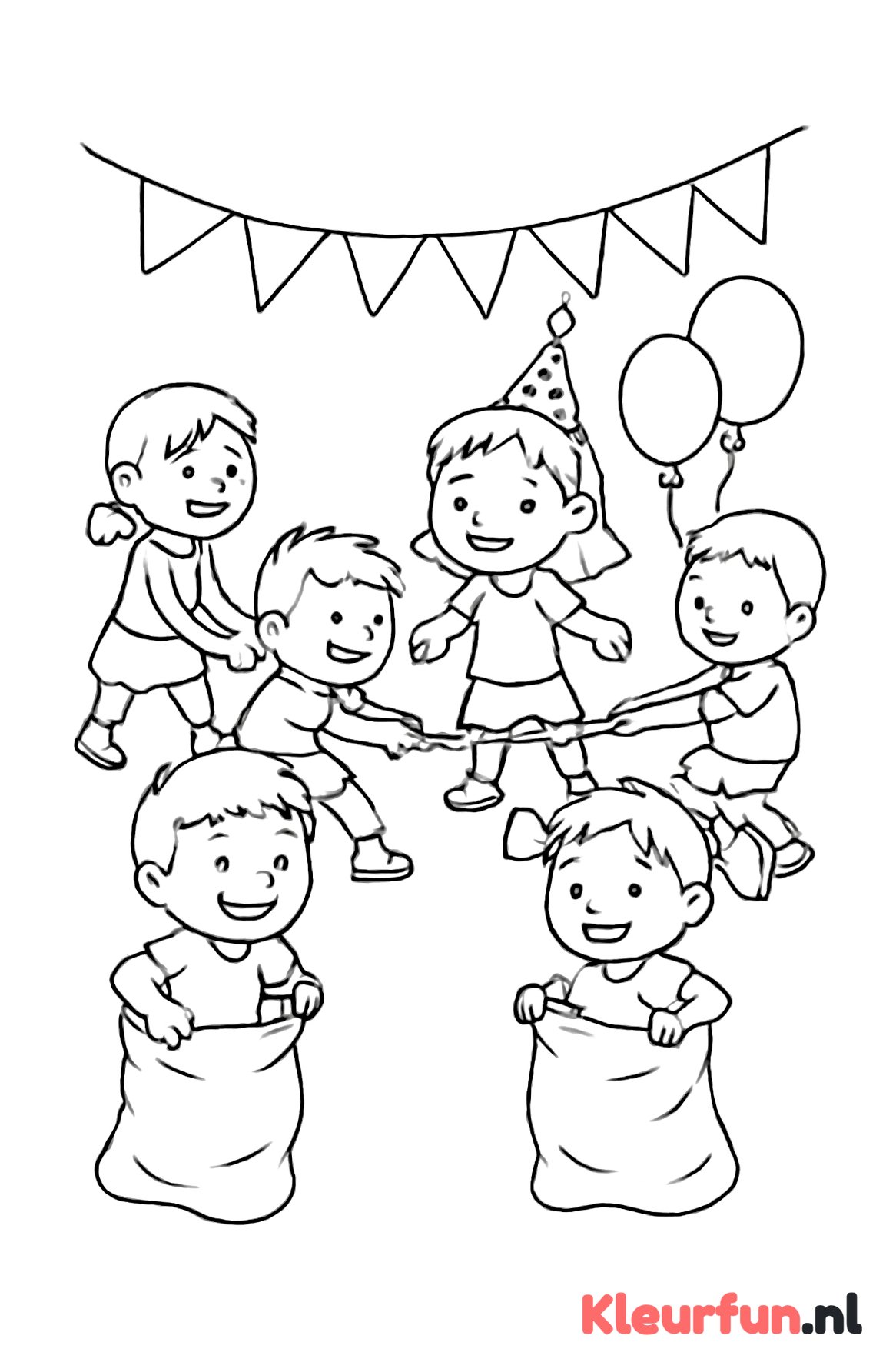 Kinderfeest met spelletjes