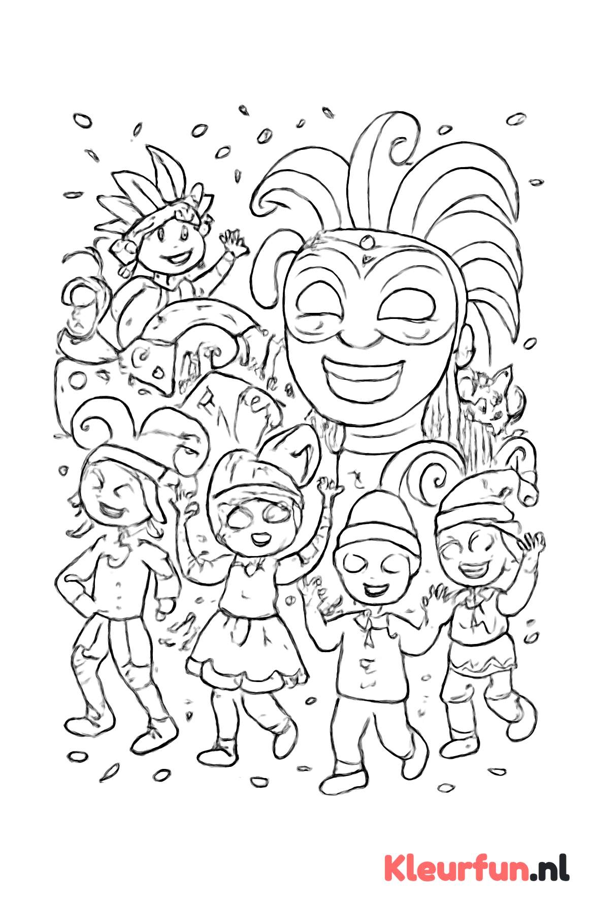 Levendige Carnavalsoptocht